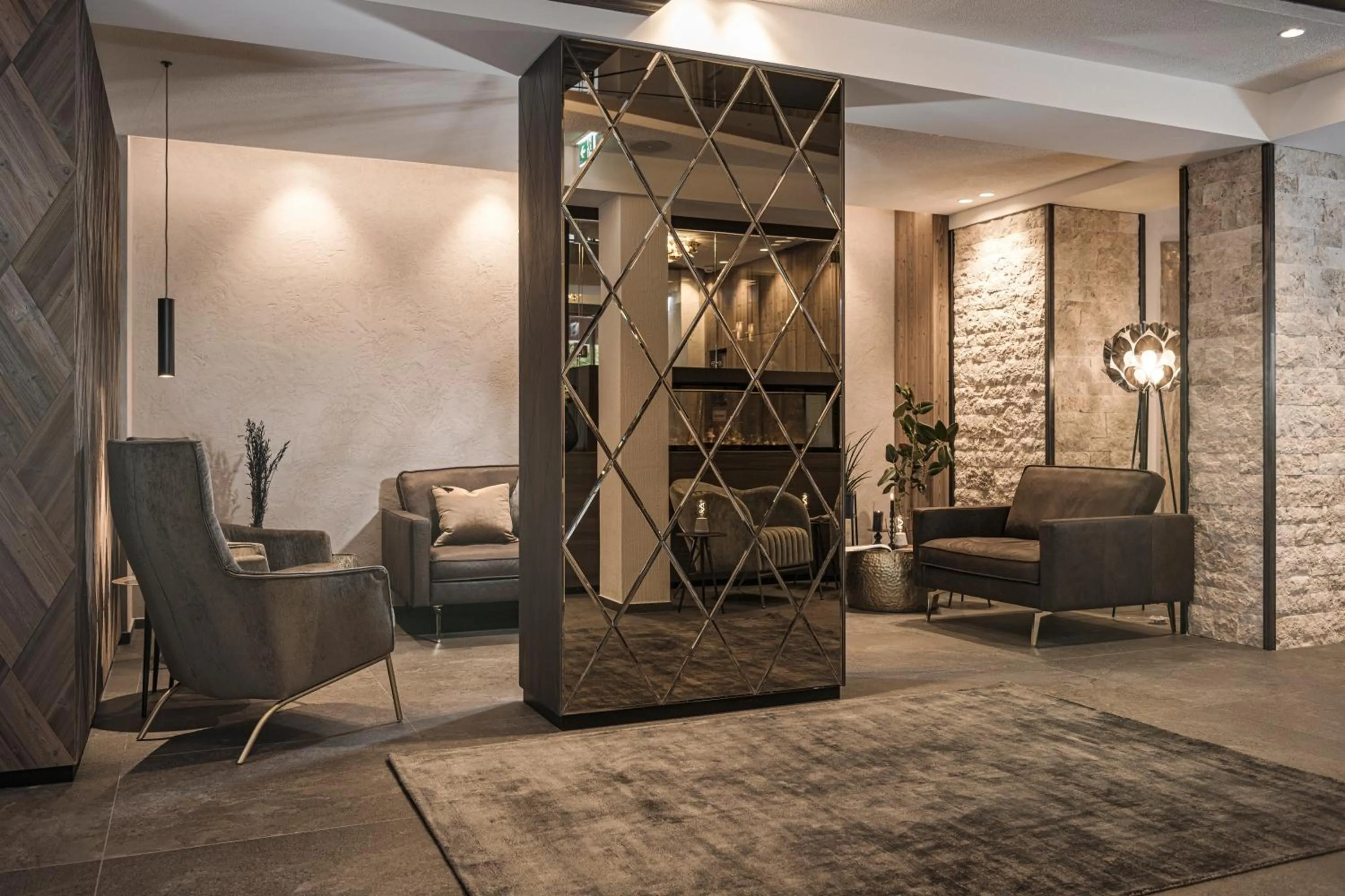 Lobby or reception in Platzlhof - Mein Hotel im Zillertal