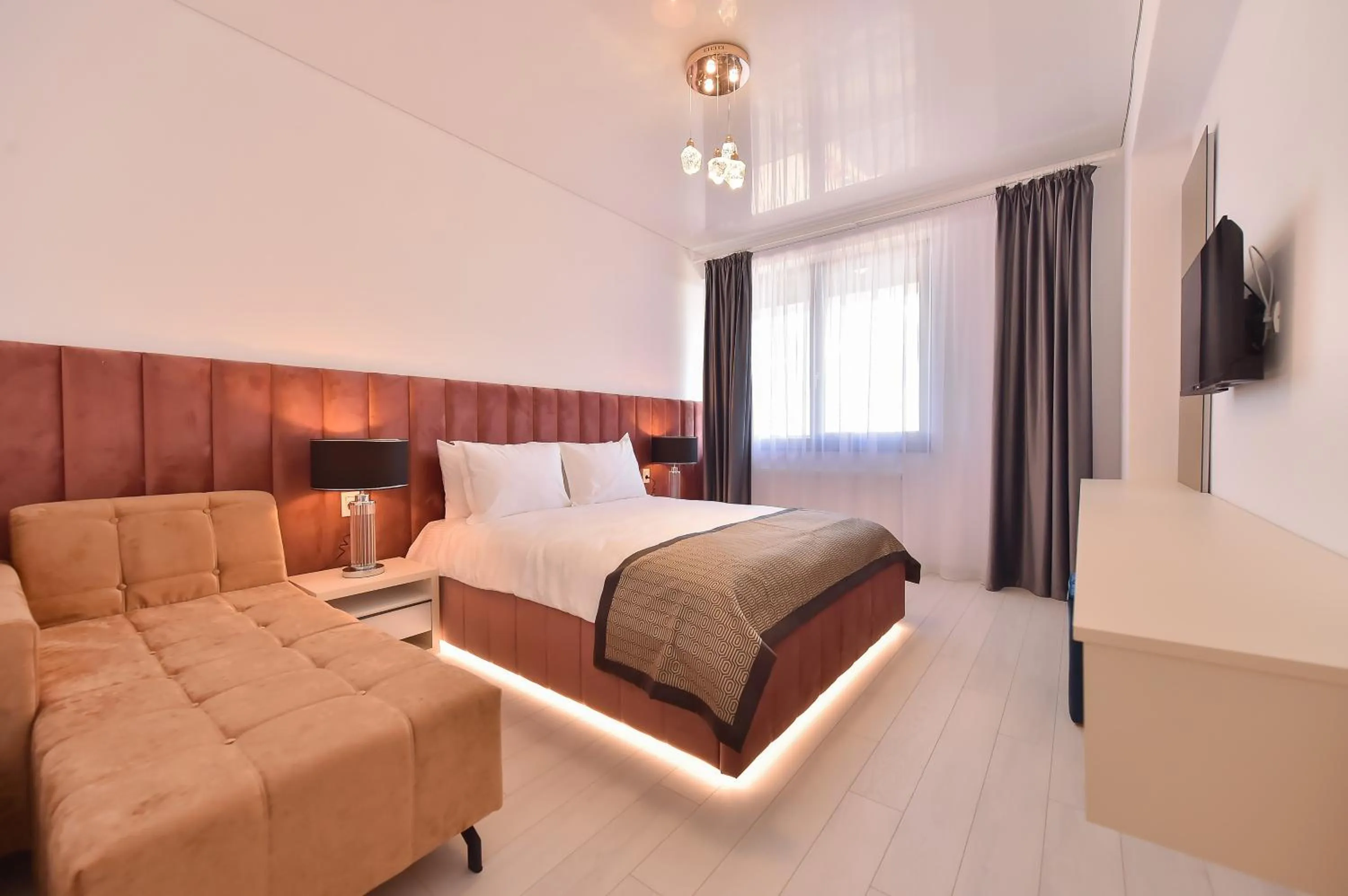 Bed in Hotel Building Stefan Resort I Sud