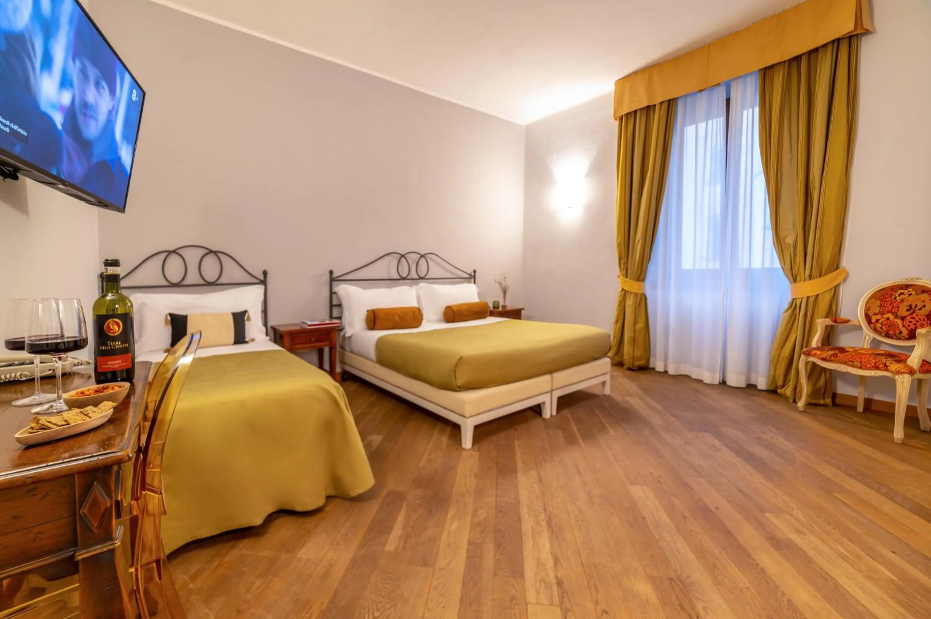 Bed in Albergo Falterona