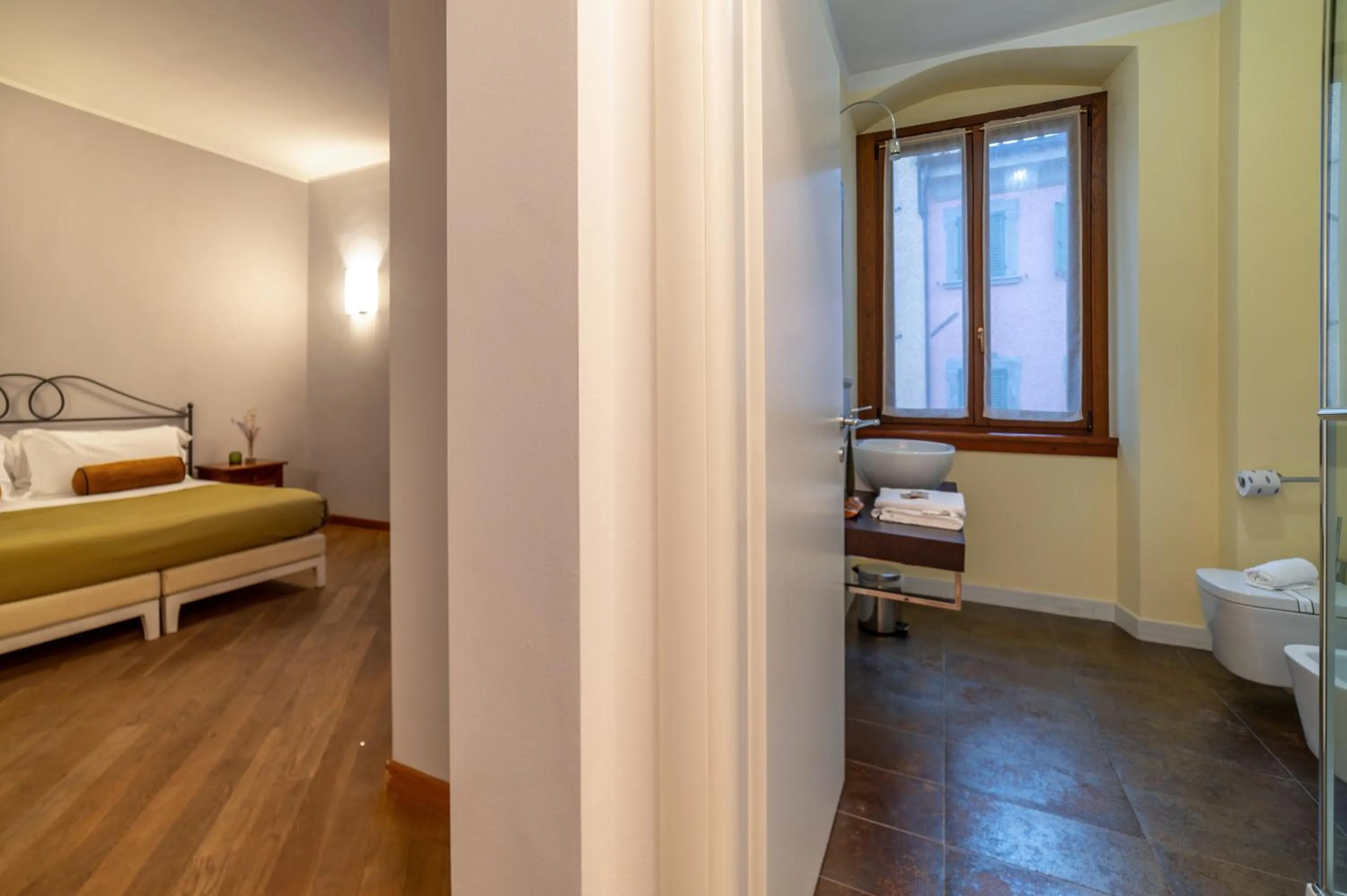 Bed in Albergo Falterona