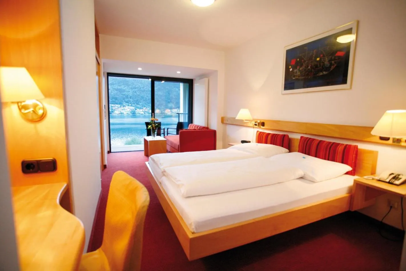Bedroom, Bed in Seehotel Hoffmann