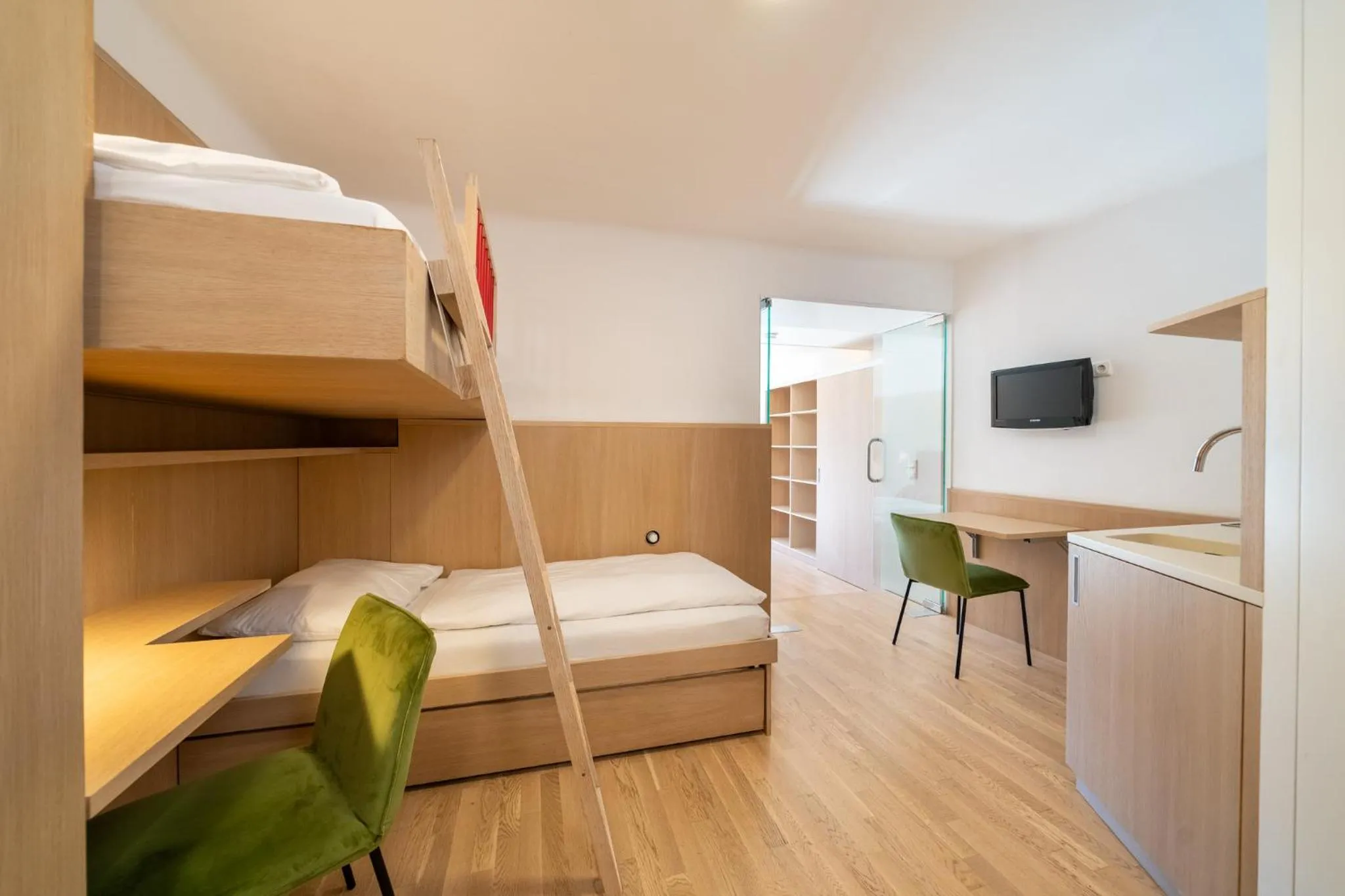 Bed in Seehotel Hoffmann