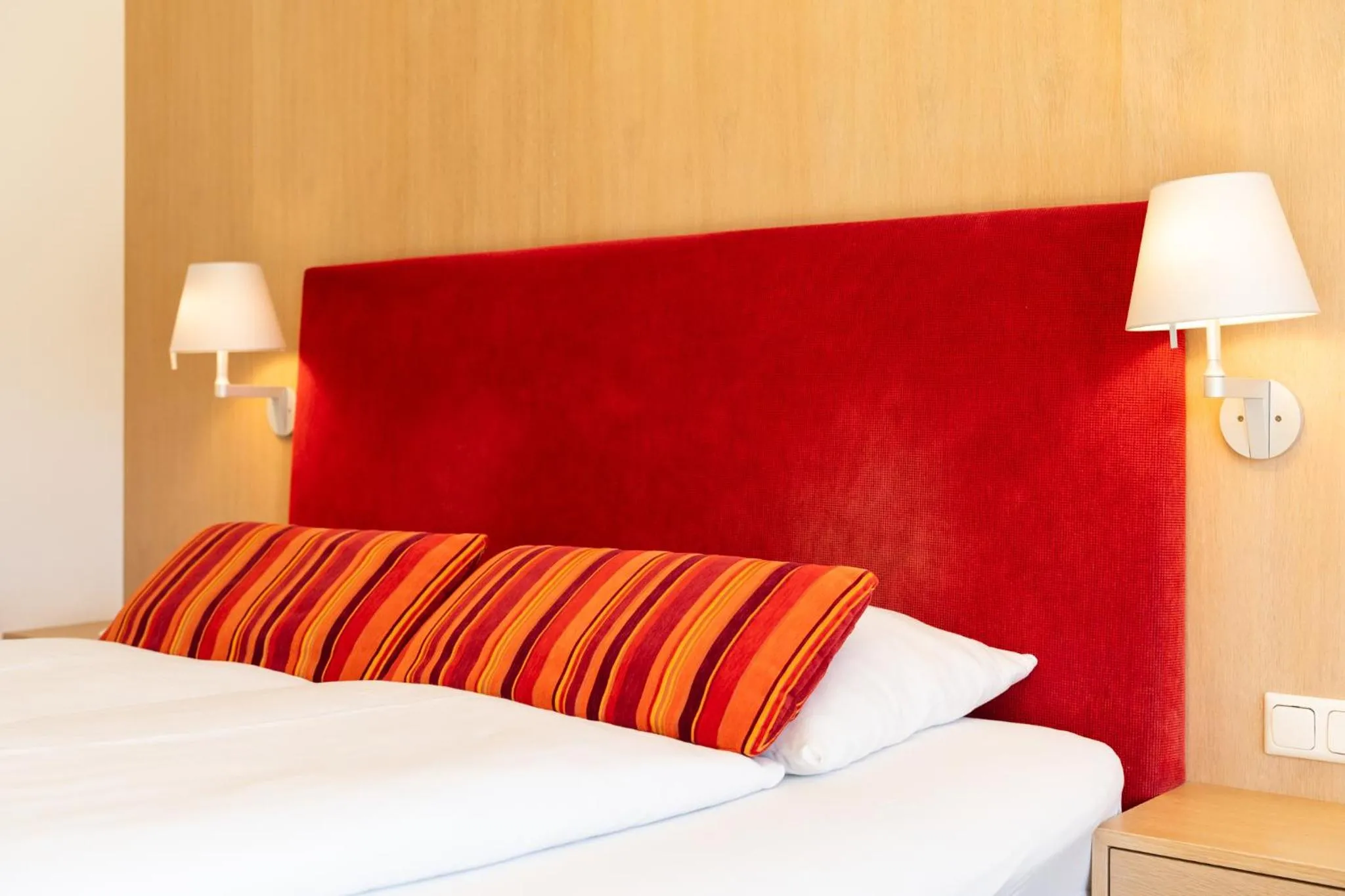 Bed in Seehotel Hoffmann