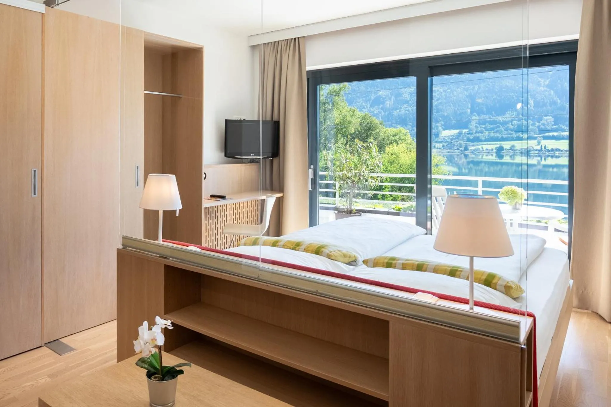 Bed in Seehotel Hoffmann