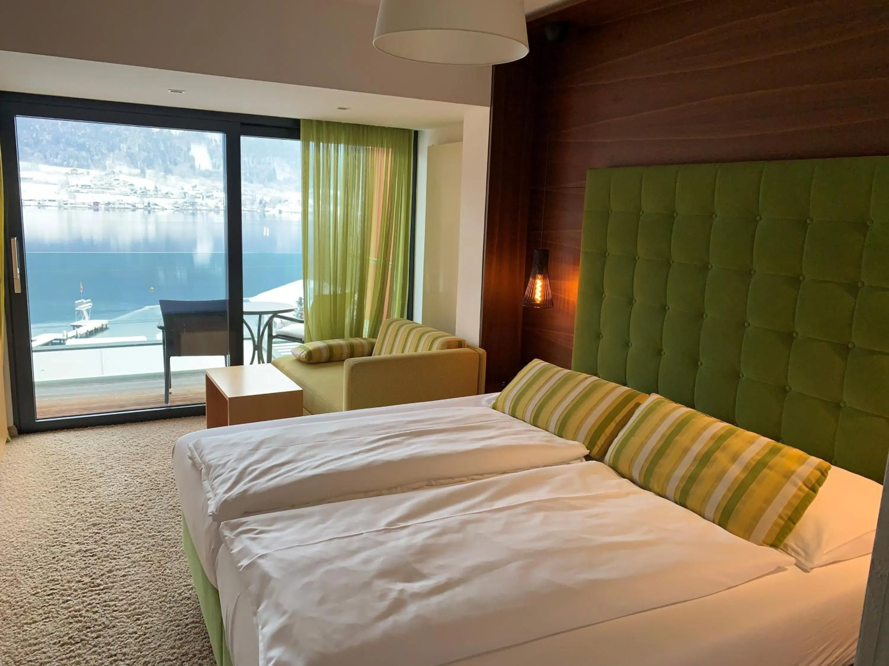 Bedroom, Bed in Seehotel Hoffmann