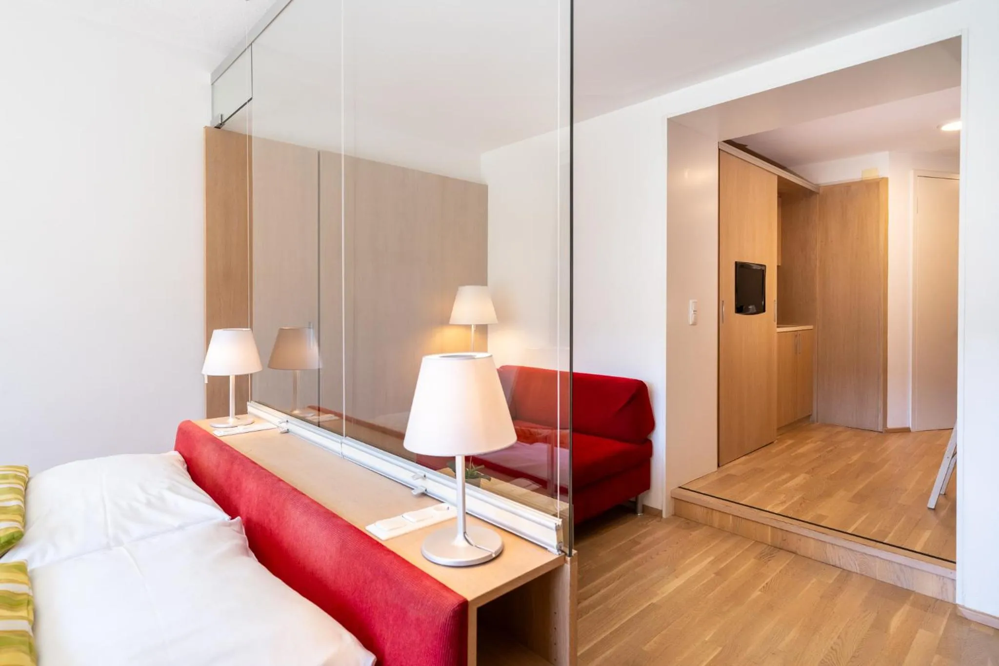 Bed in Seehotel Hoffmann