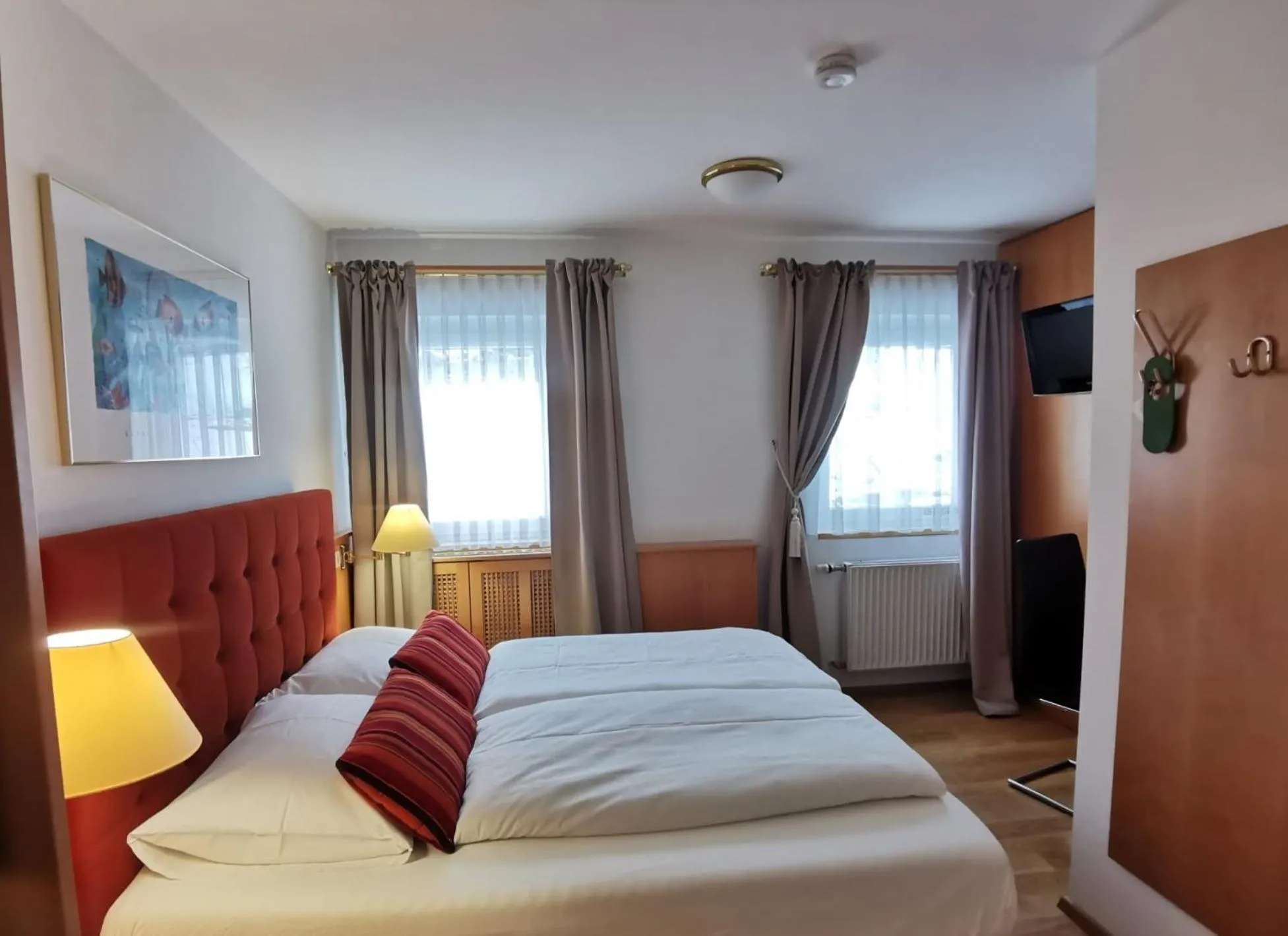 Bedroom, Bed in Seehotel Hoffmann
