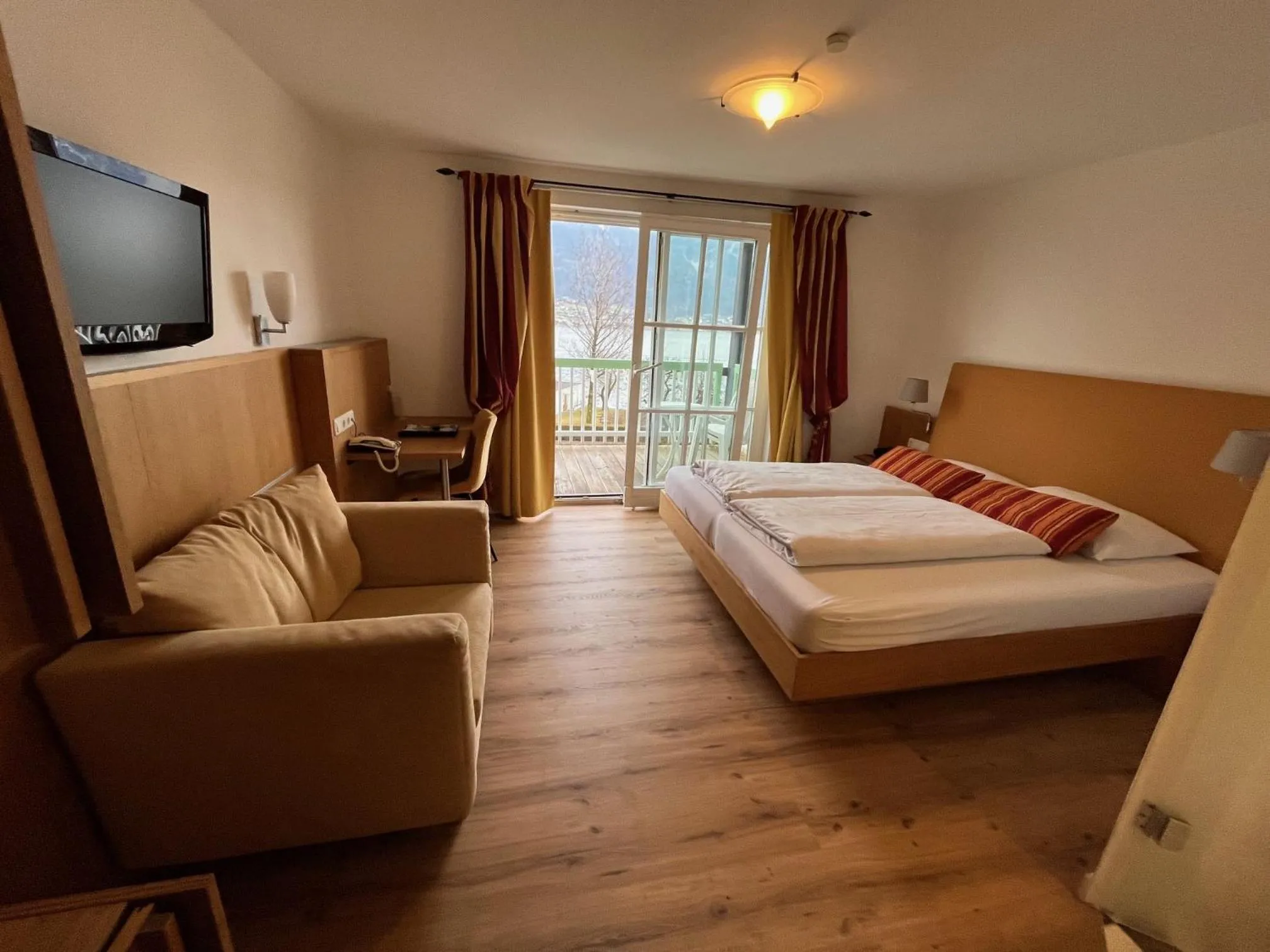 Bed in Seehotel Hoffmann