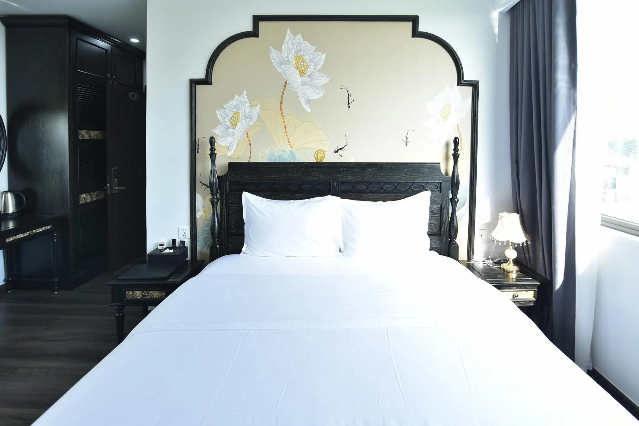 Bed in Lotus Hotel Ninh Bình