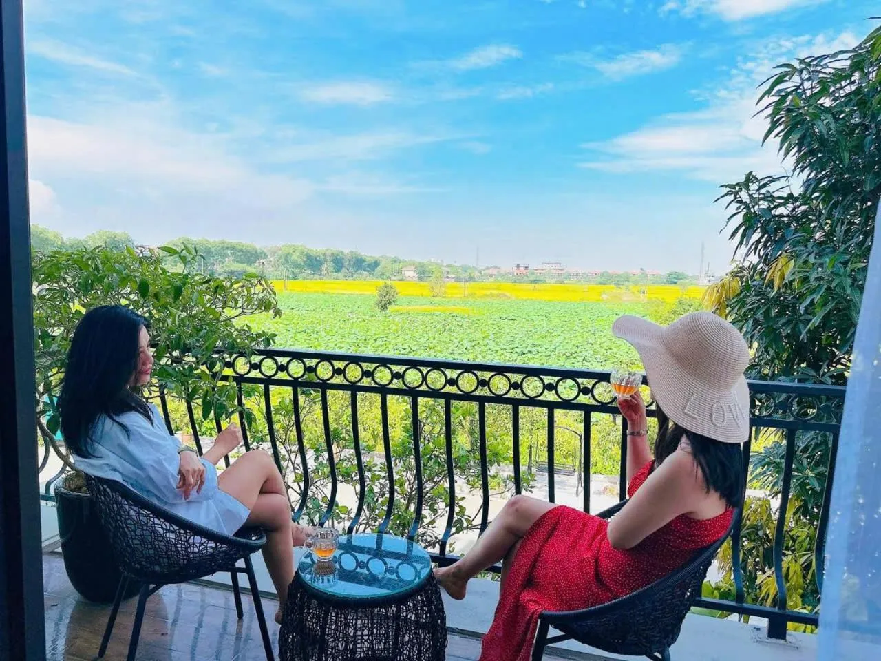 Balcony/Terrace in Lotus Hotel Ninh Bình