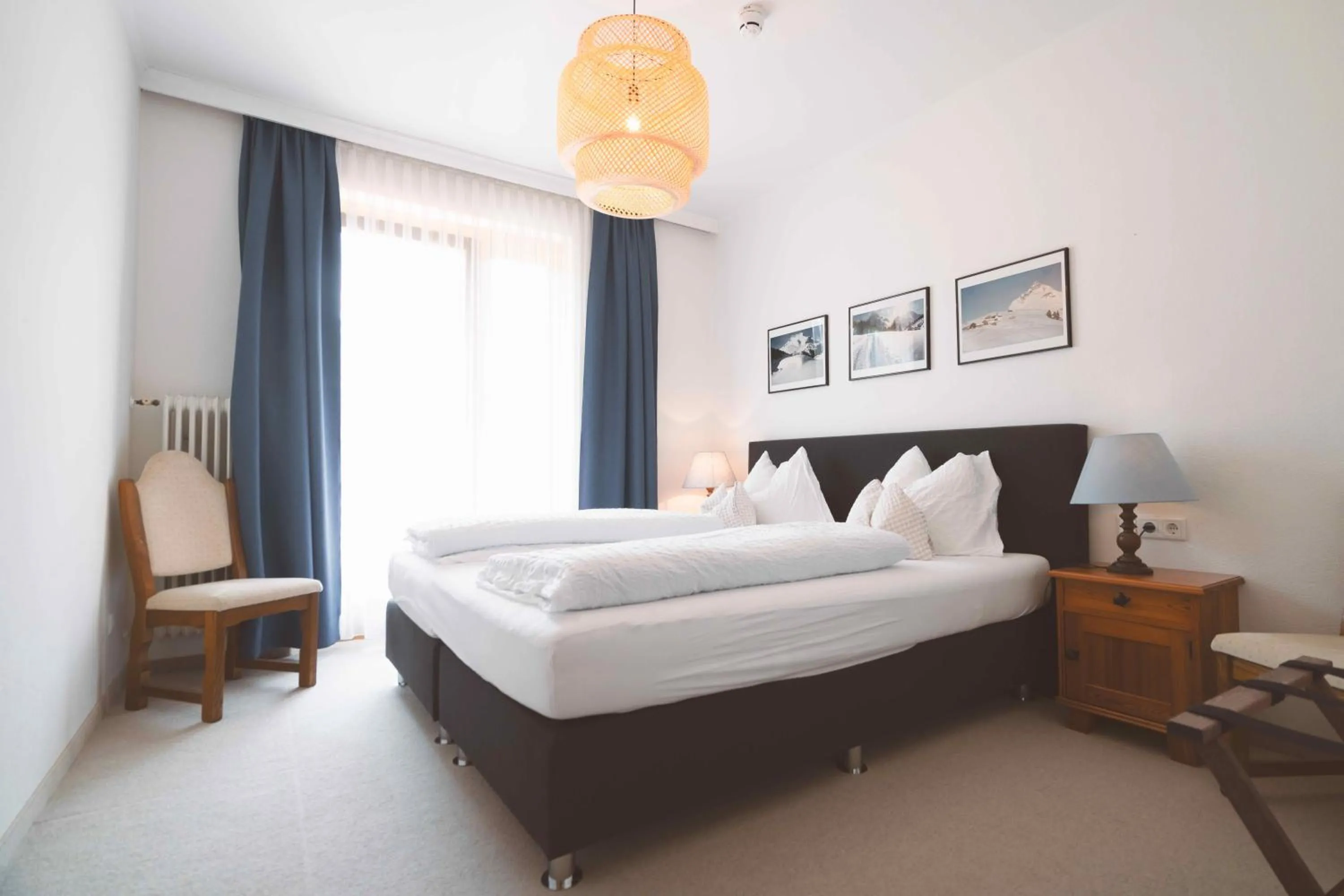 Bed in Hotel Berghof