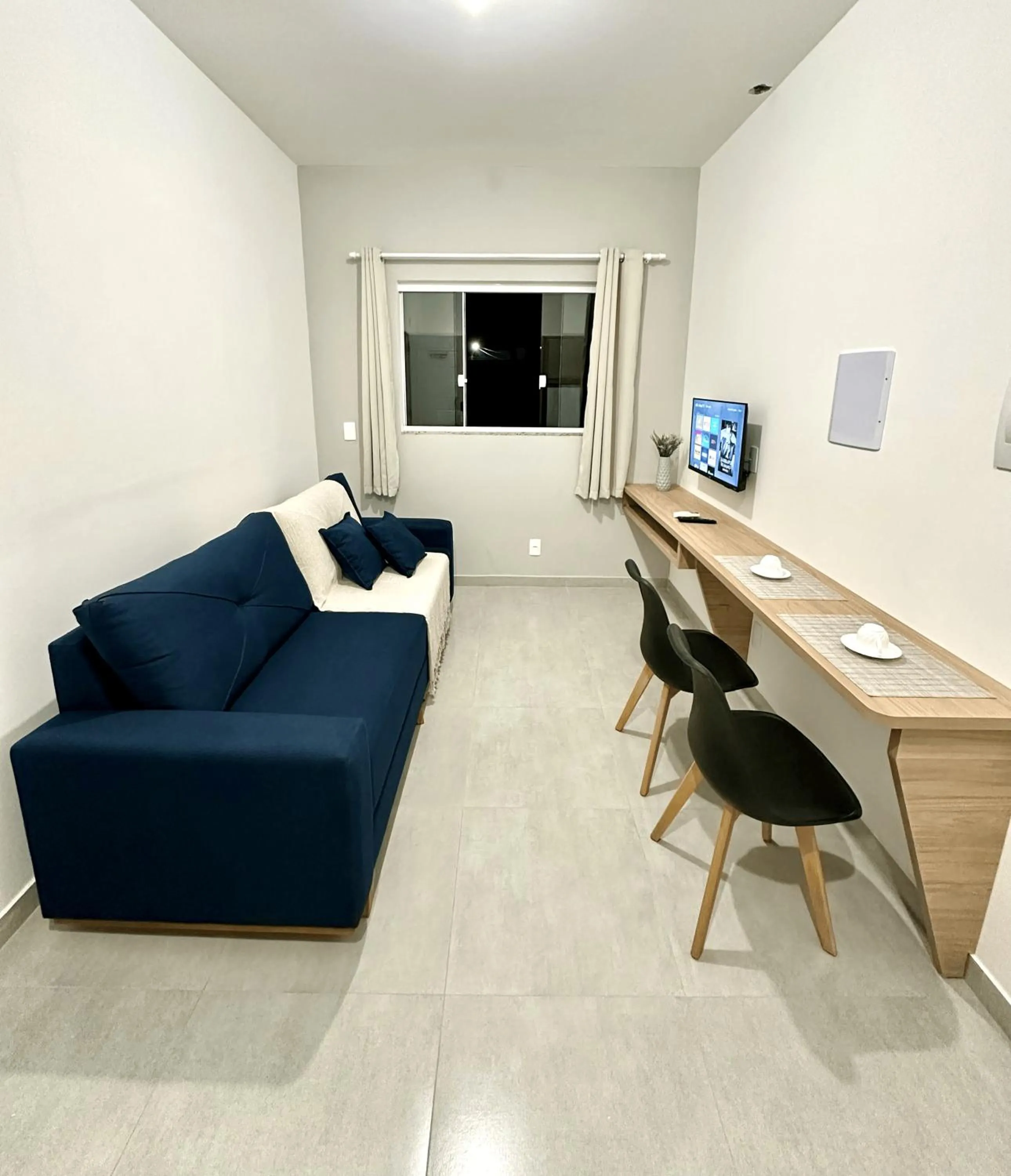 TV and multimedia in Ecomarine Apart-hotel 800 m Beto Carrero