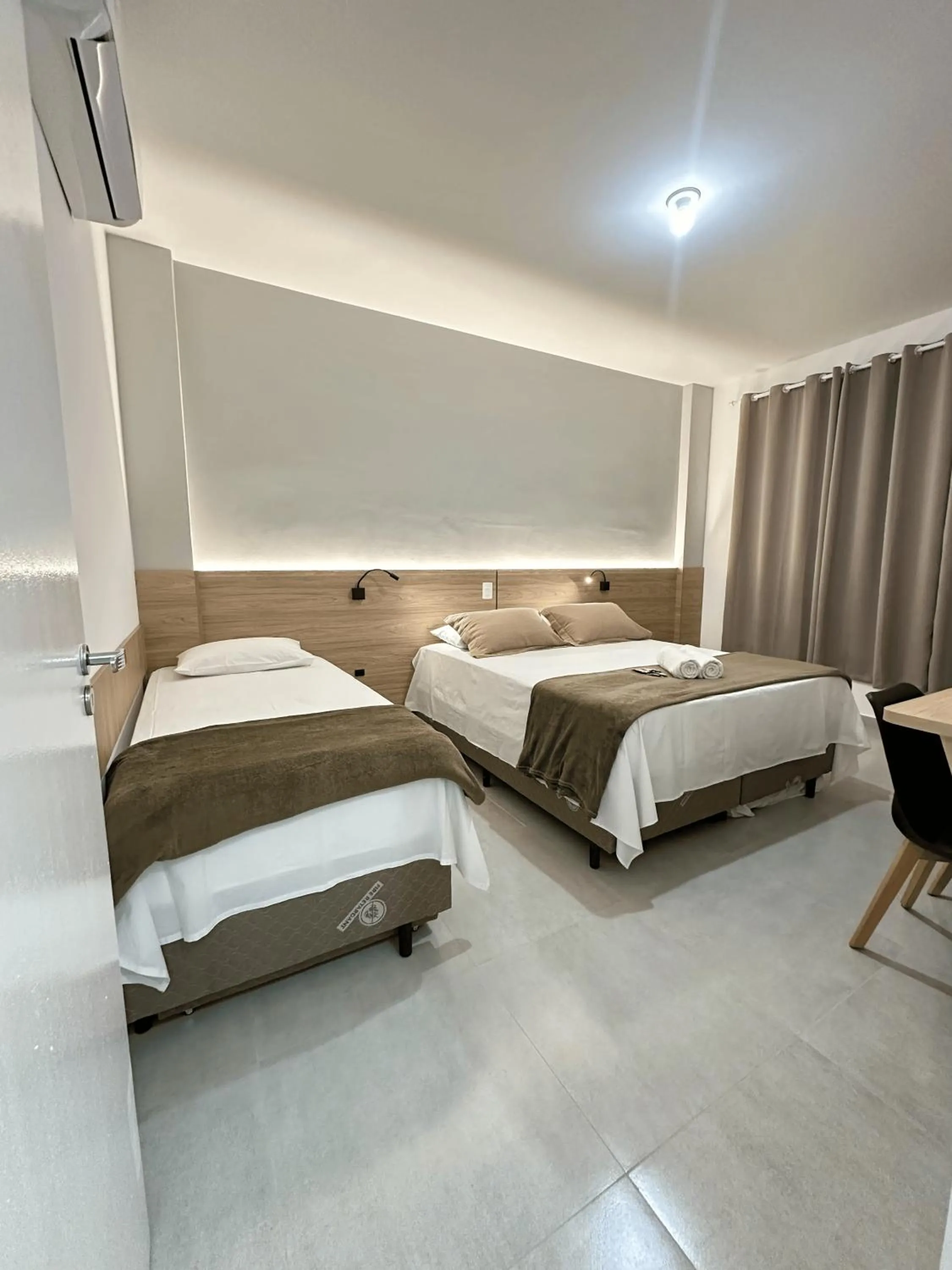 Bed in Ecomarine Apart-hotel 800 m Beto Carrero