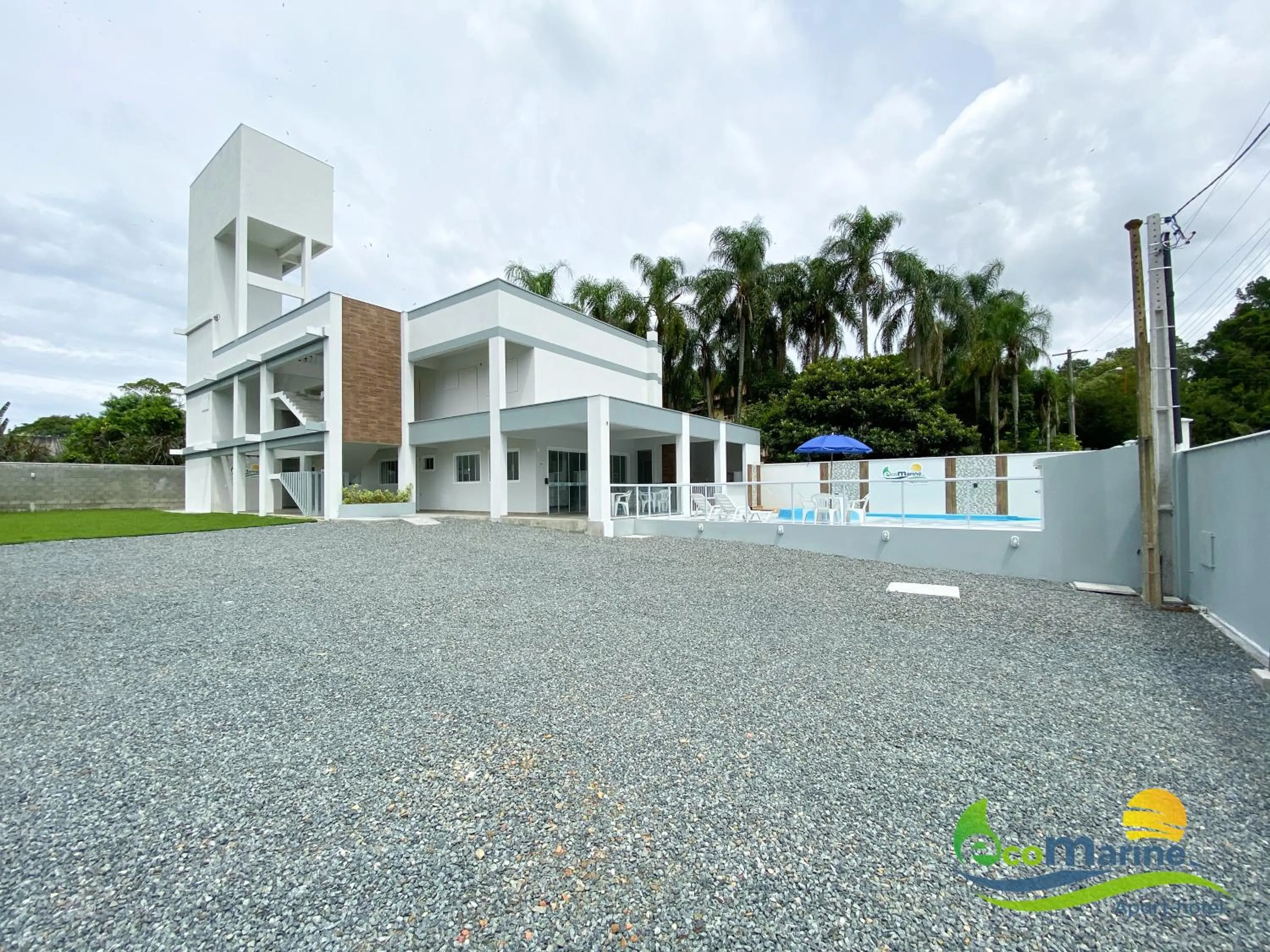 Property building in Ecomarine Apart-hotel 800 m Beto Carrero