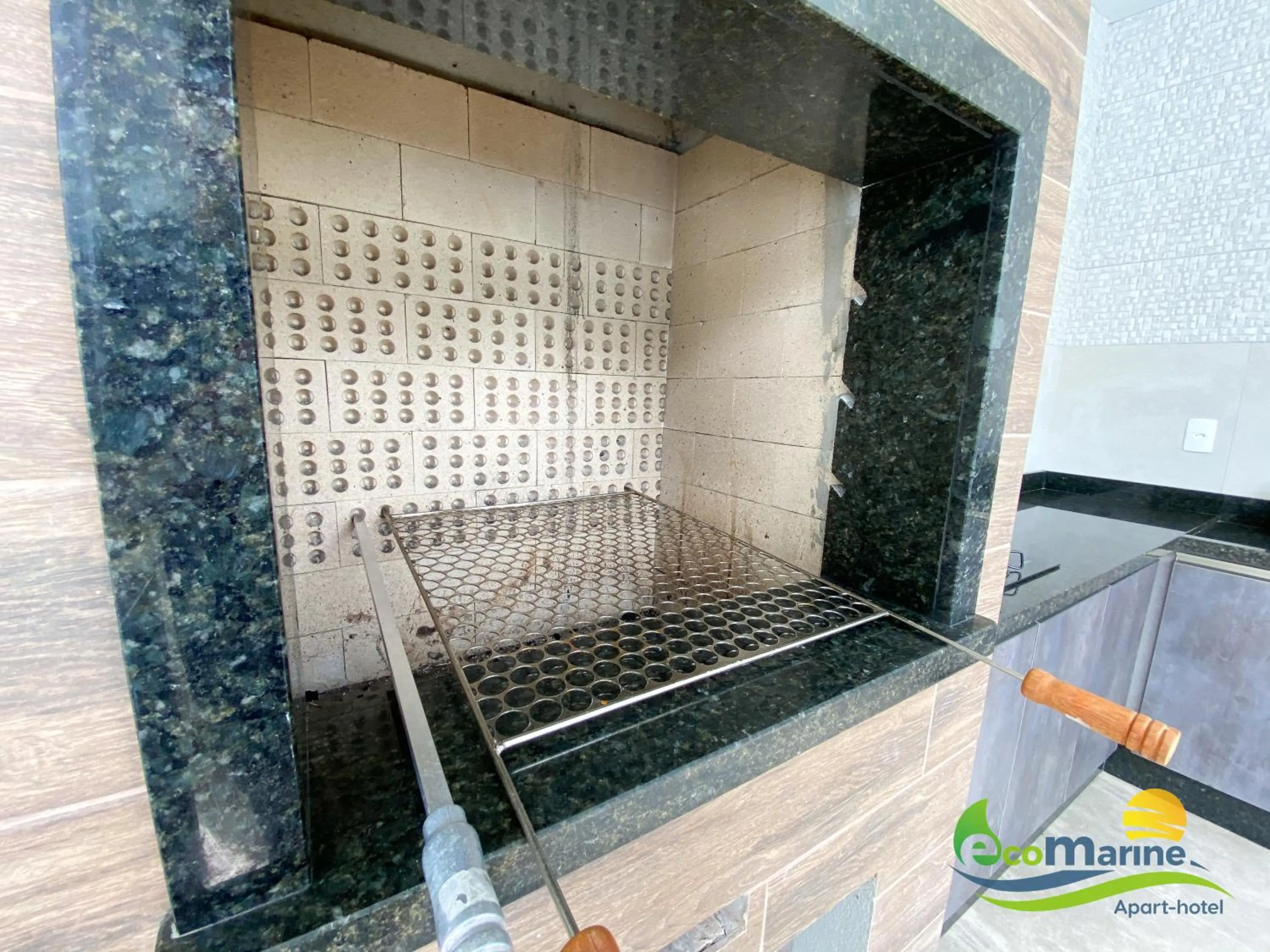 BBQ facilities in Ecomarine Apart-hotel 800 m Beto Carrero