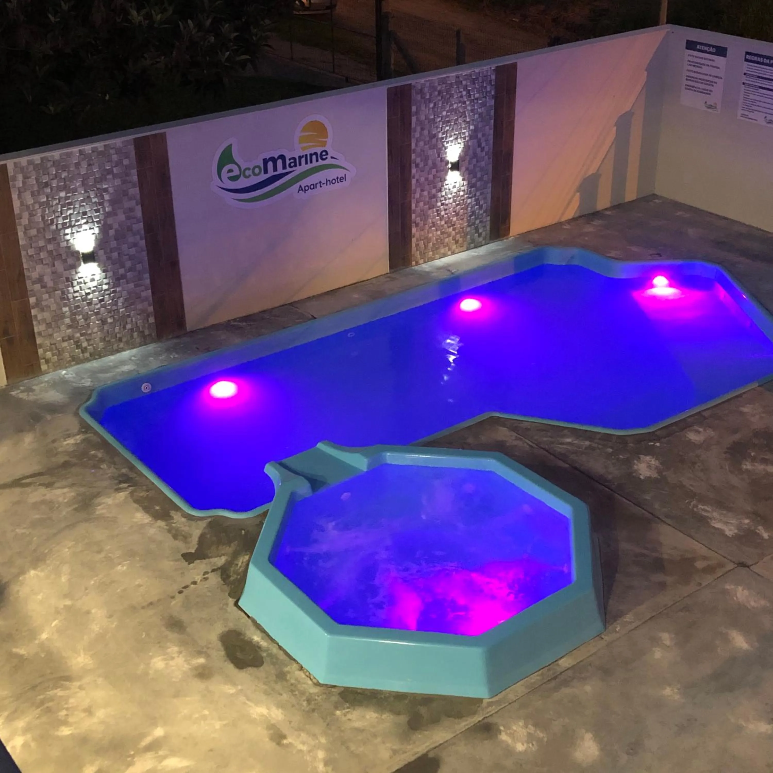 Hot Tub in Ecomarine Apart-hotel 800 m Beto Carrero