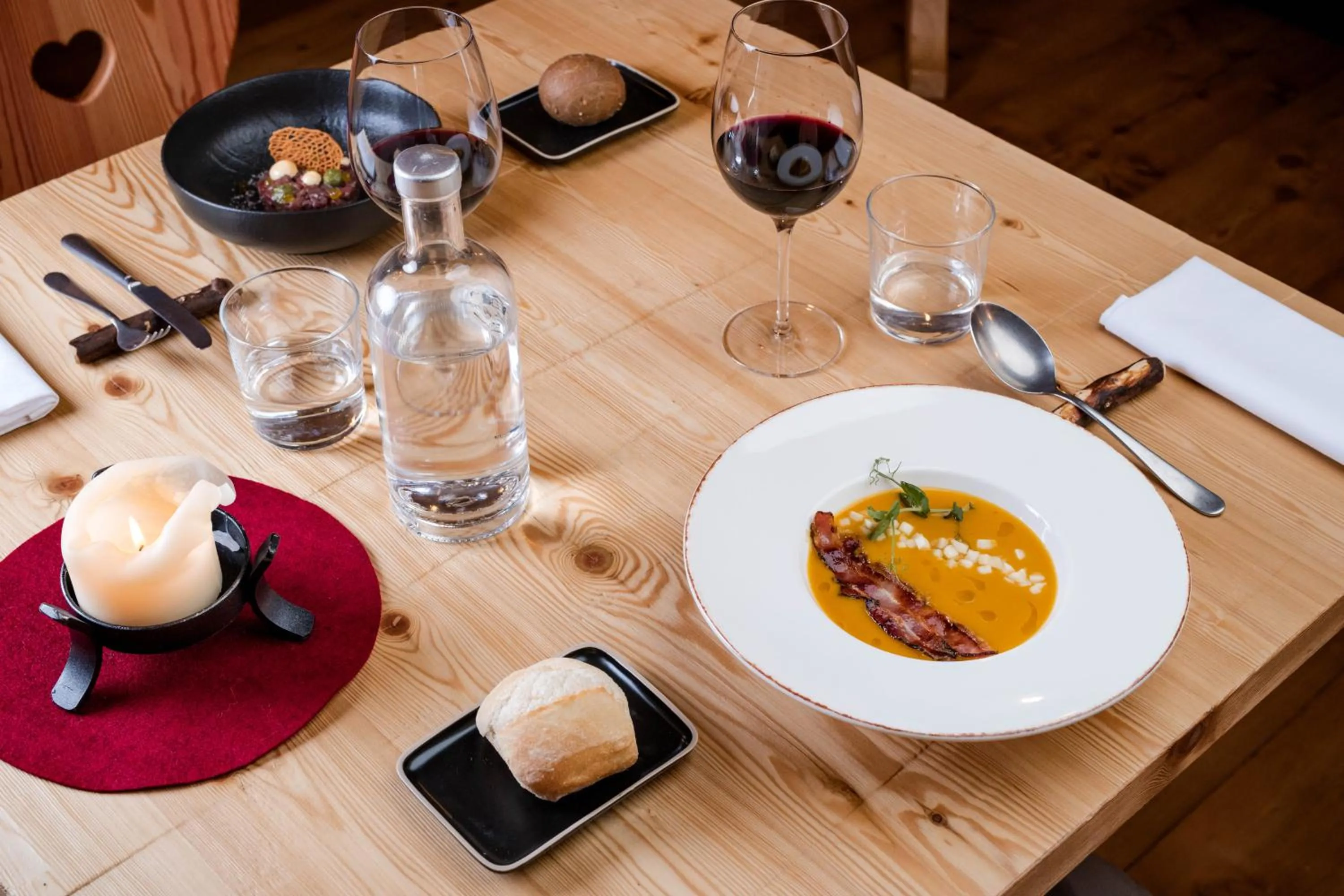 Food and drinks in Hotel Li Anta Rossa - Adults Only