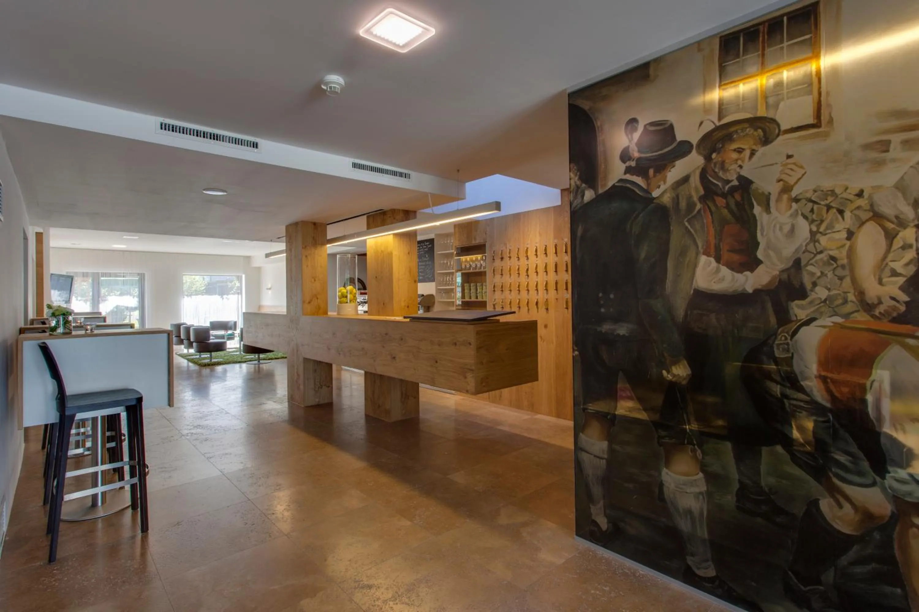 Lobby or reception in Hotel Wirtshaus Sattlerwirt
