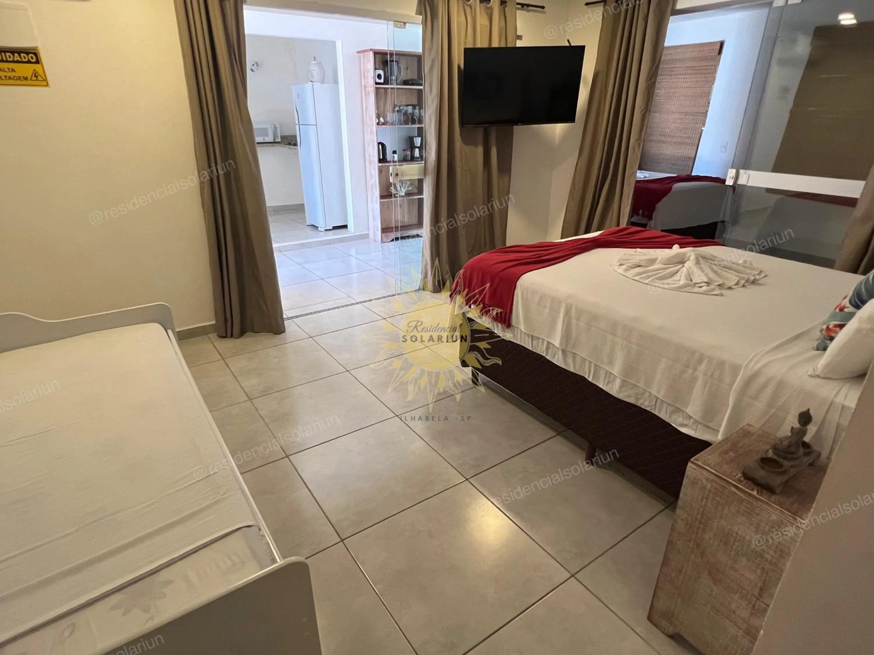 Bed in Residencial Solariun Ilhabela