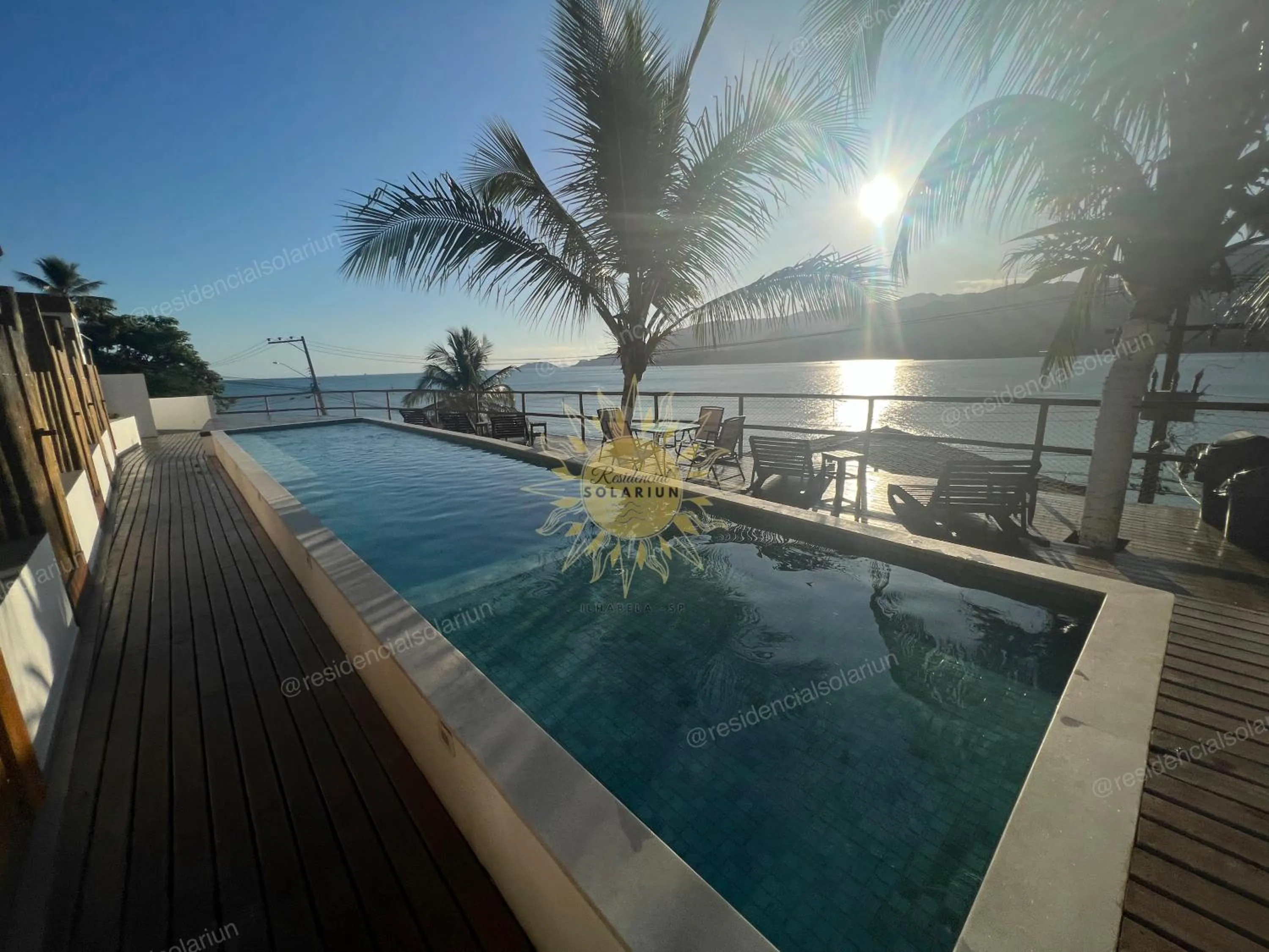 Swimming pool in Residencial Solariun Ilhabela