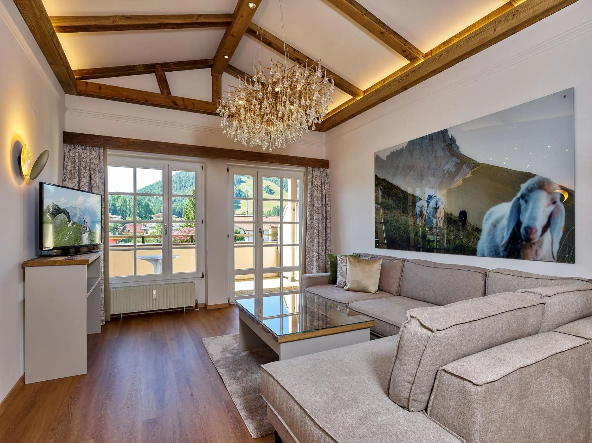 Living room in A-VITA Viktoria & A-VITA living luxury apartments