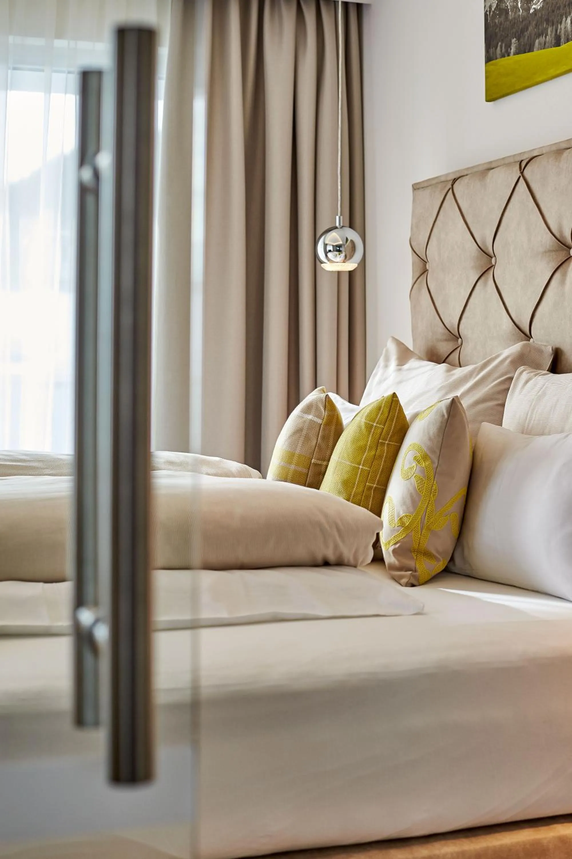 Decorative detail, Bed in A-VITA Viktoria & A-VITA living luxury apartments