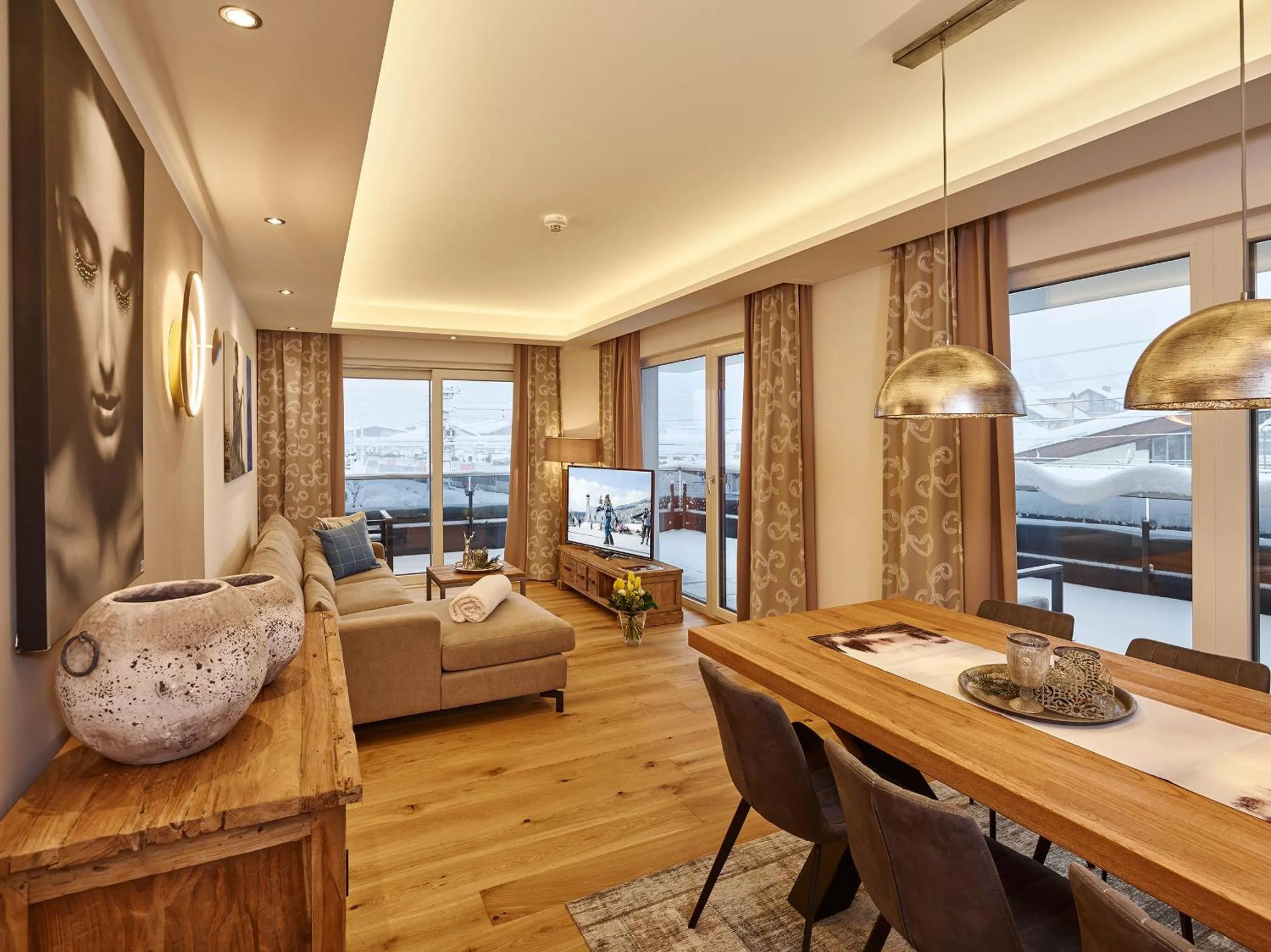 Living room in A-VITA Viktoria & A-VITA living luxury apartments