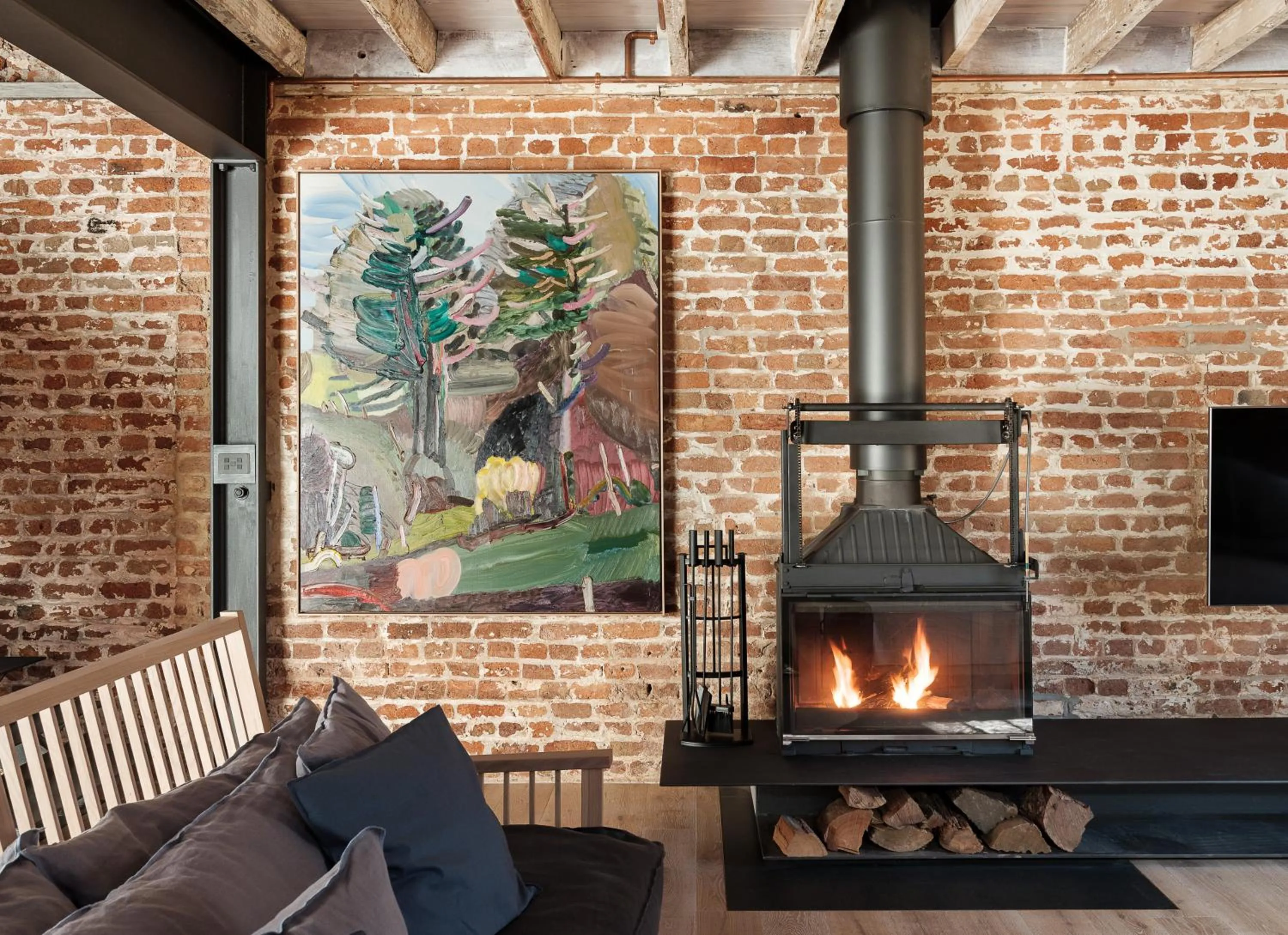Living room in Mona Farm