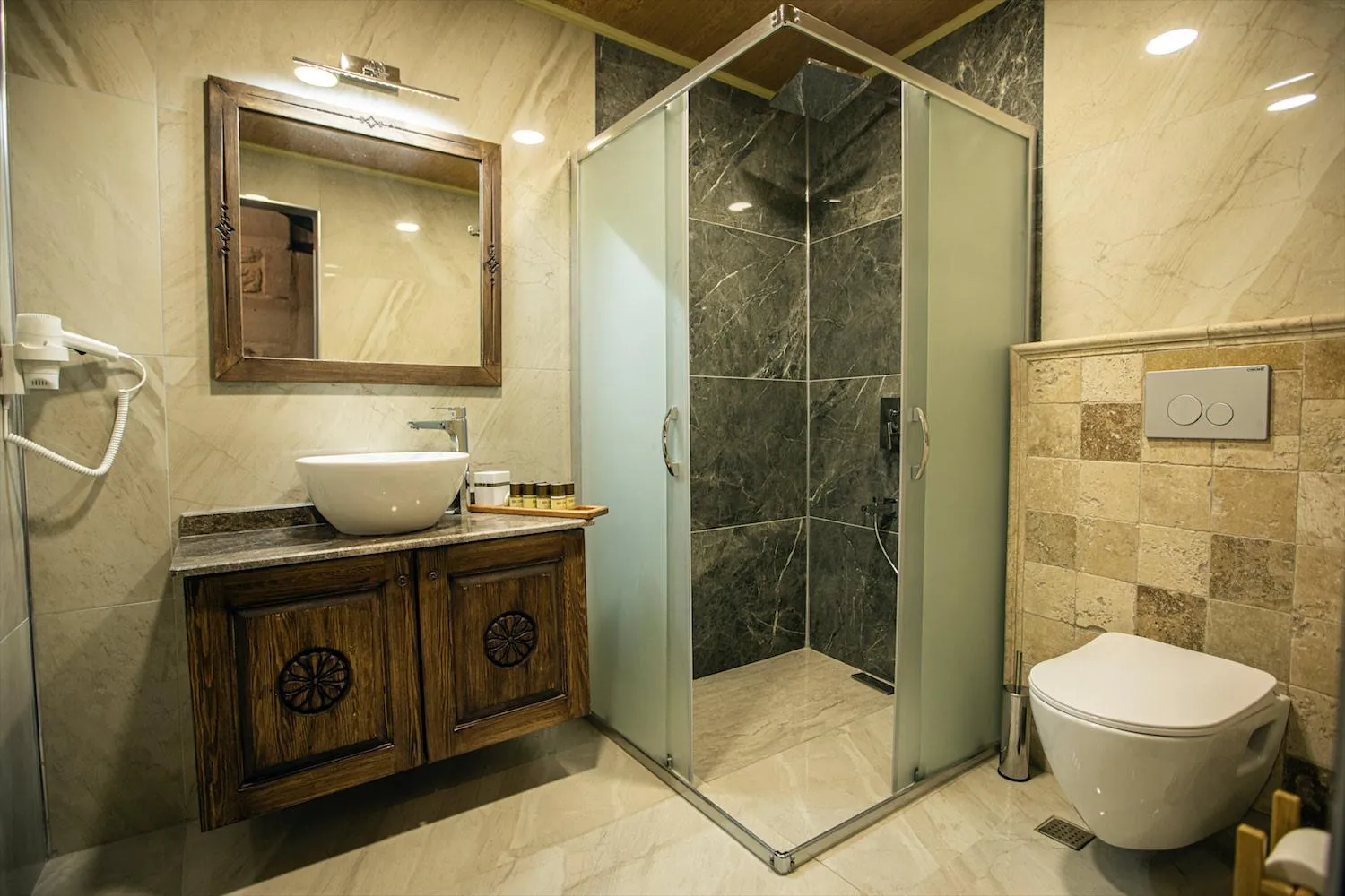 Bathroom in Ada Cave Suites