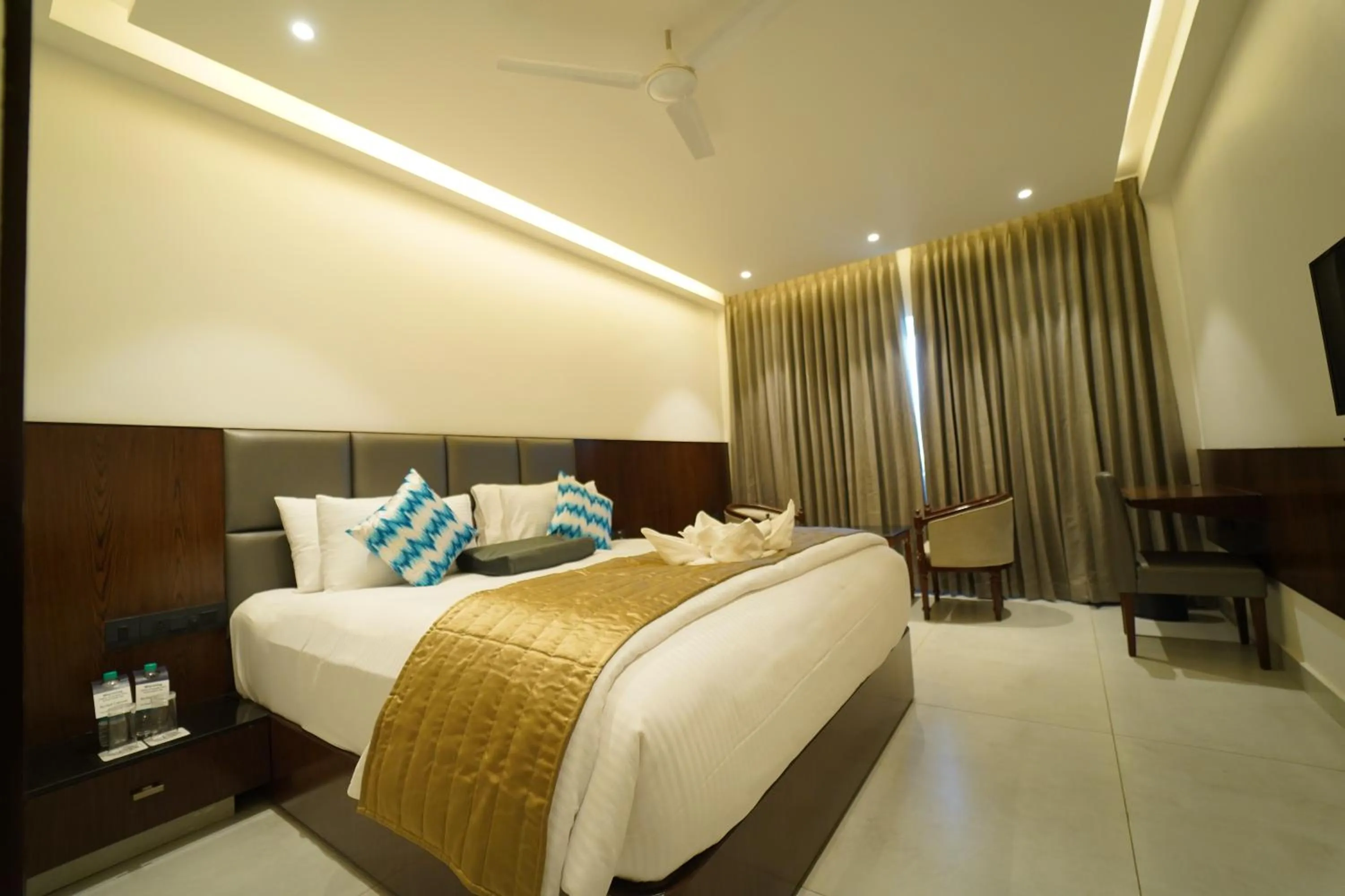 Bed in Kyriad Vajram Guntur