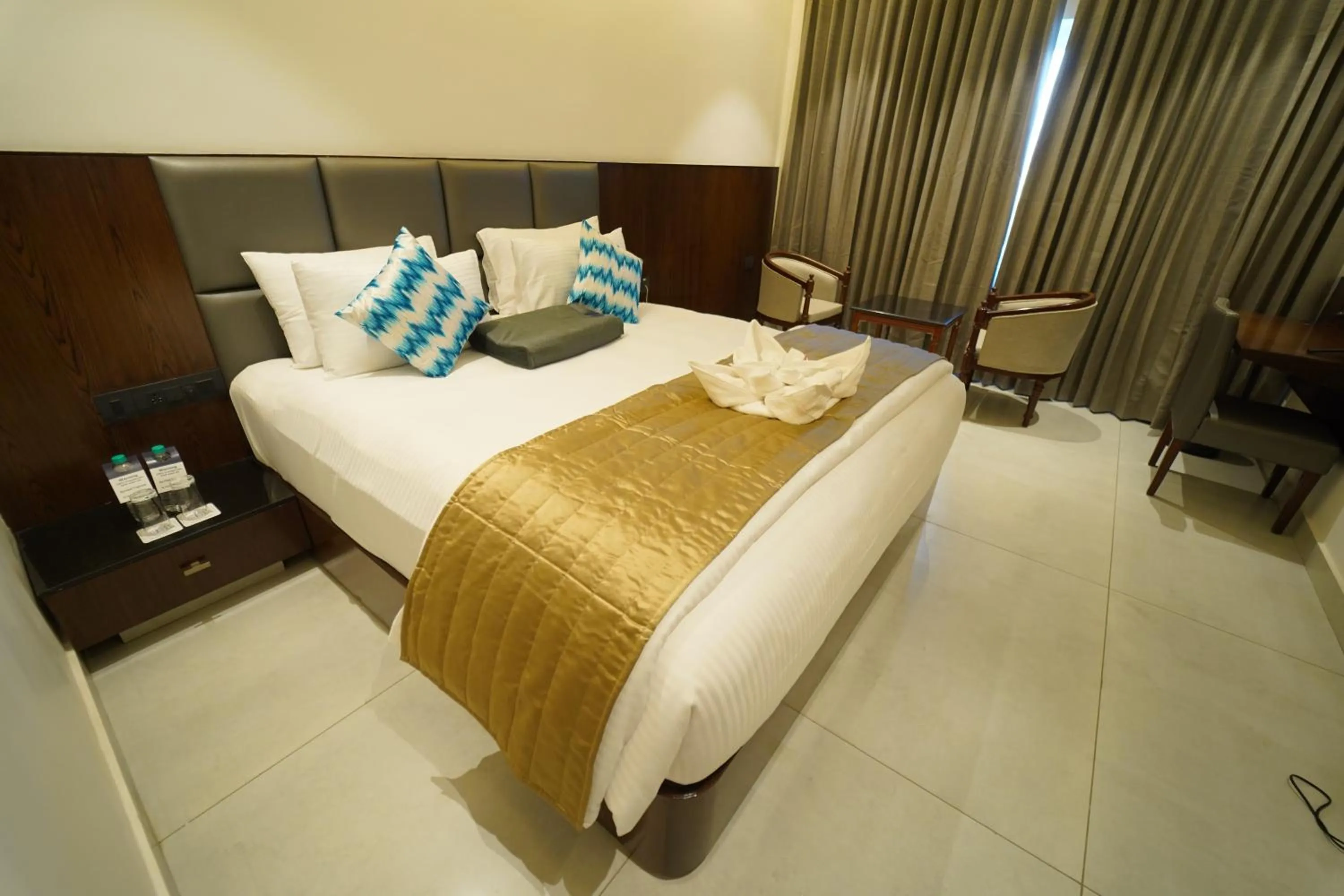 Bed in Kyriad Vajram Guntur