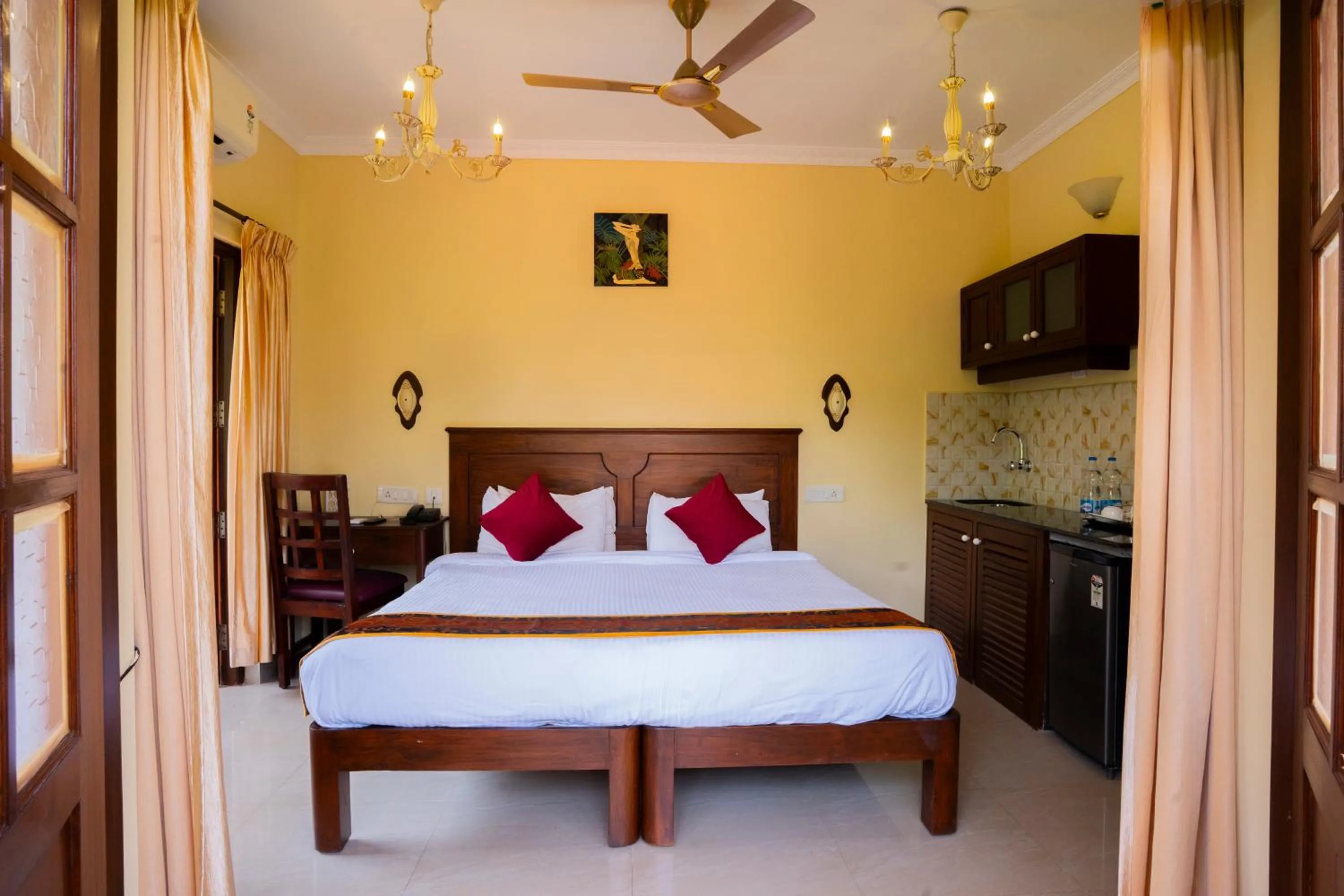 Bedroom, Bed in Resort Palmeiras Dourado