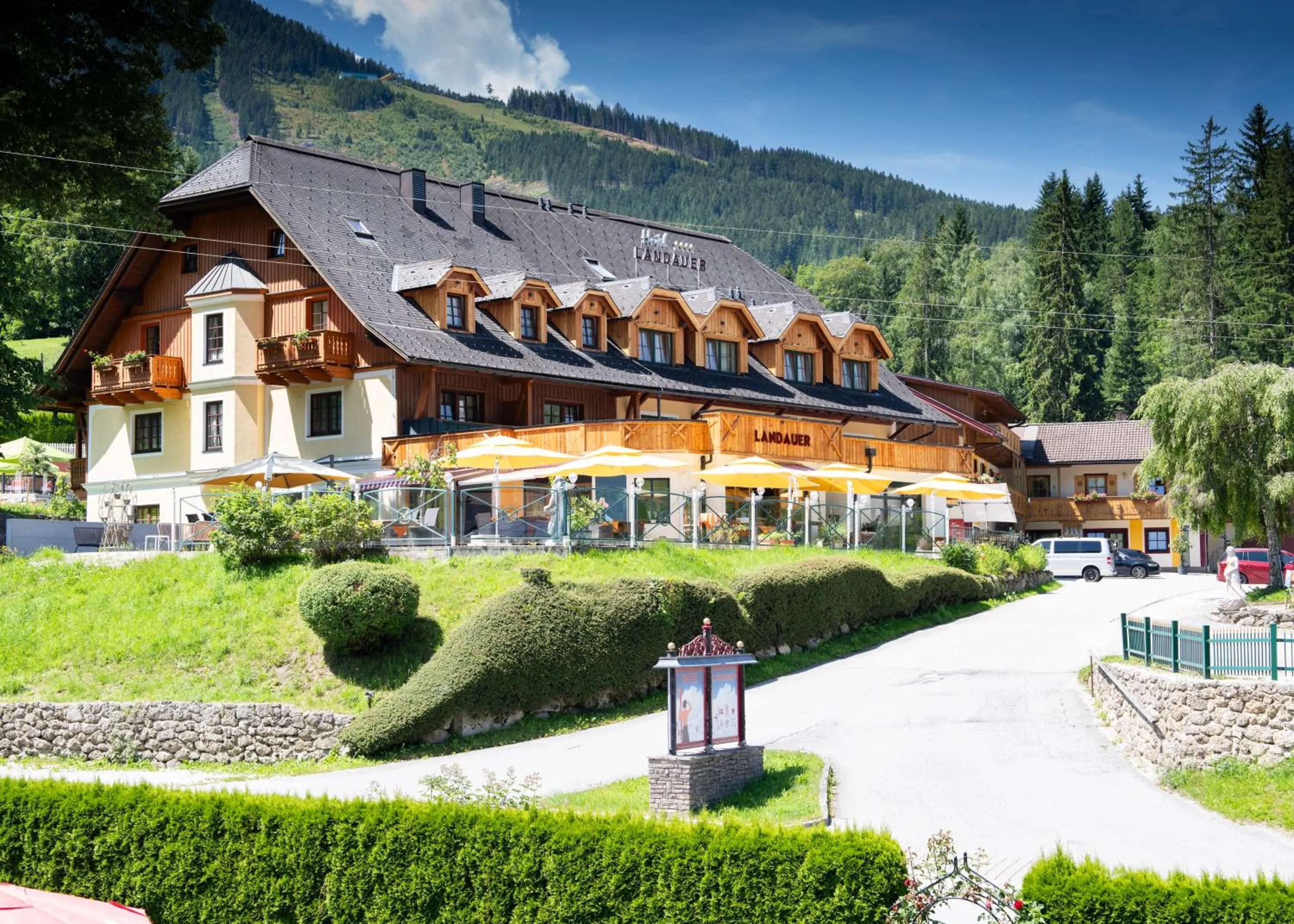 Property building in Hotel Vitaler Landauerhof