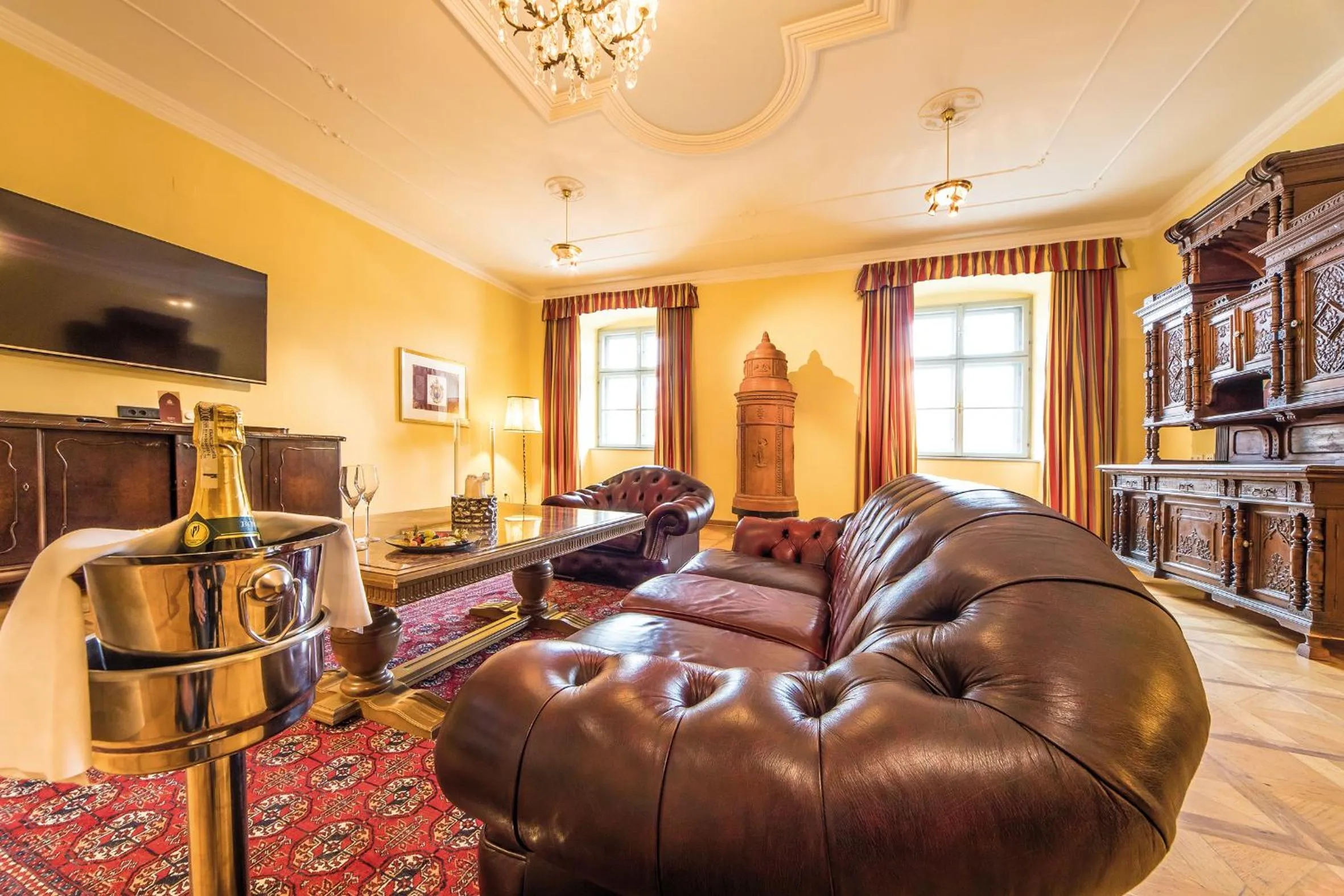 Living room in Schlosshotel Mondsee