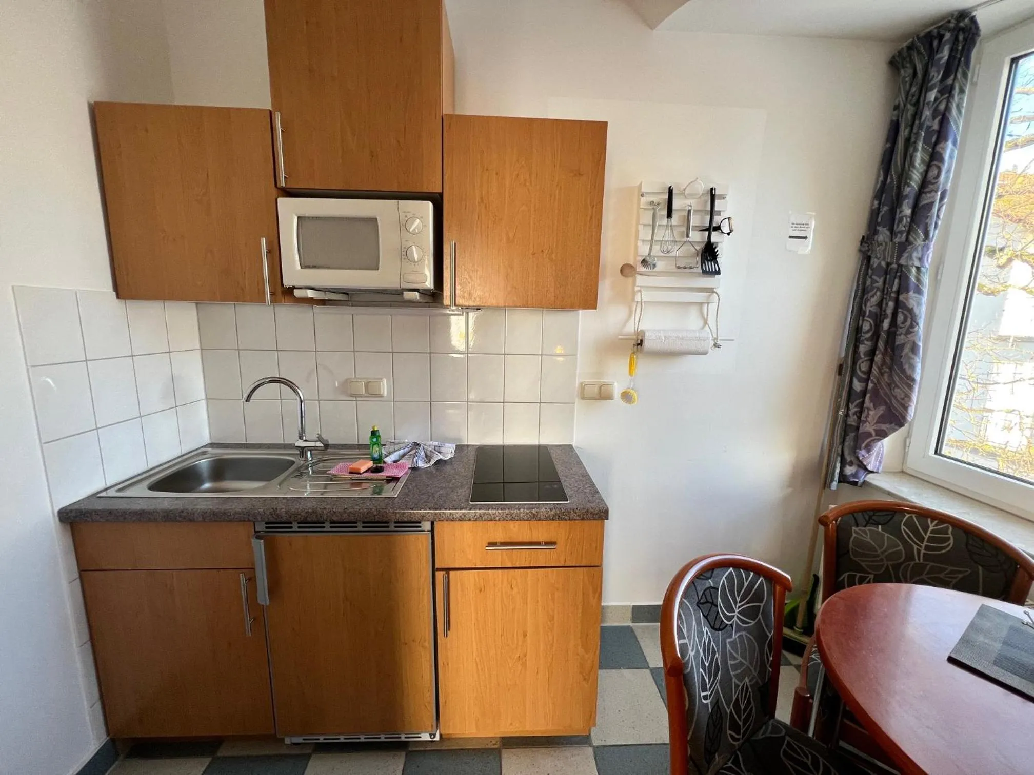 Kitchen or kitchenette in Appartementhaus Sonnenschein