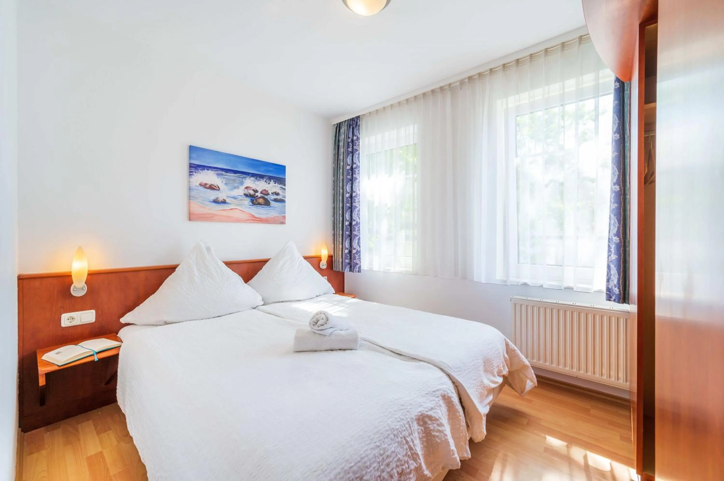 Bedroom, Bed in Appartementhaus Sonnenschein