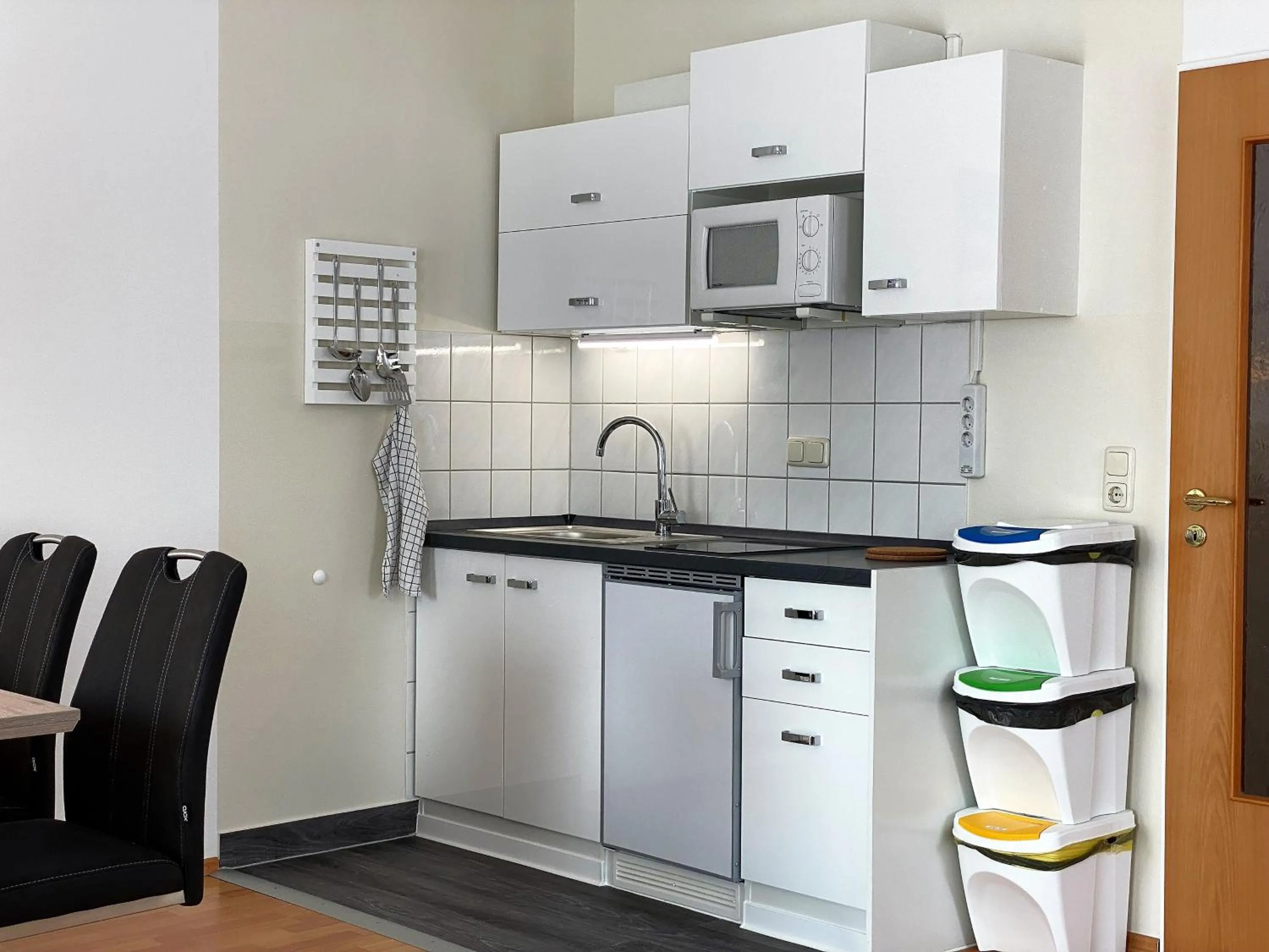 Kitchen or kitchenette in Appartementhaus Sonnenschein