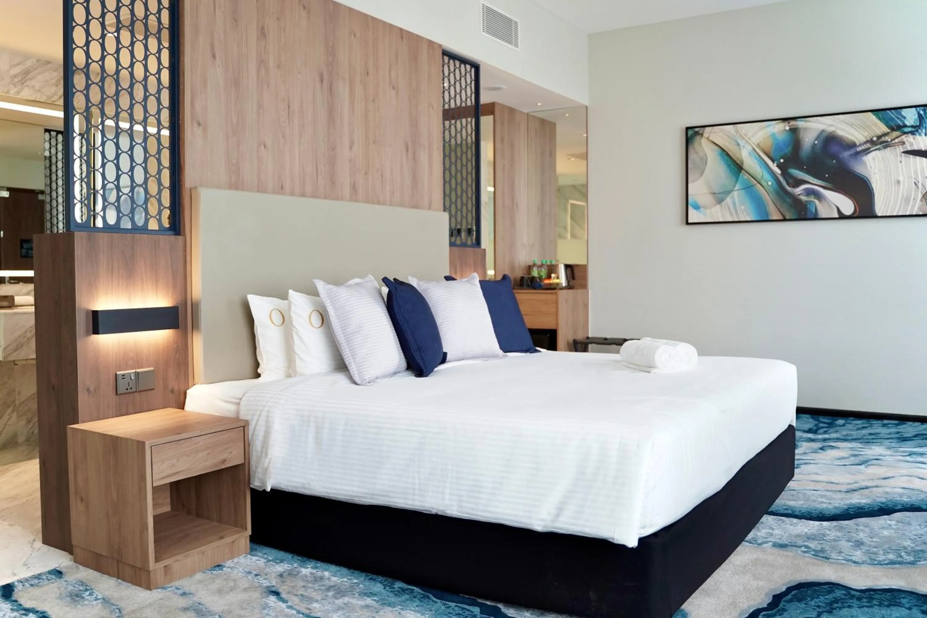 Bed in Opero Hotel Southkey Johor Bahru