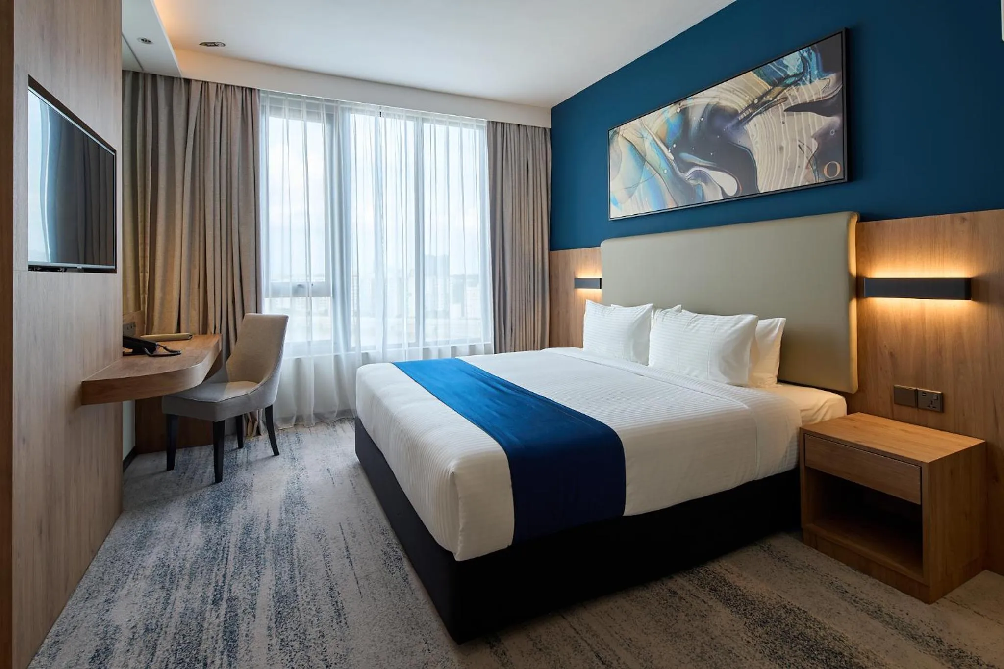 Bed in Opero Hotel Southkey Johor Bahru