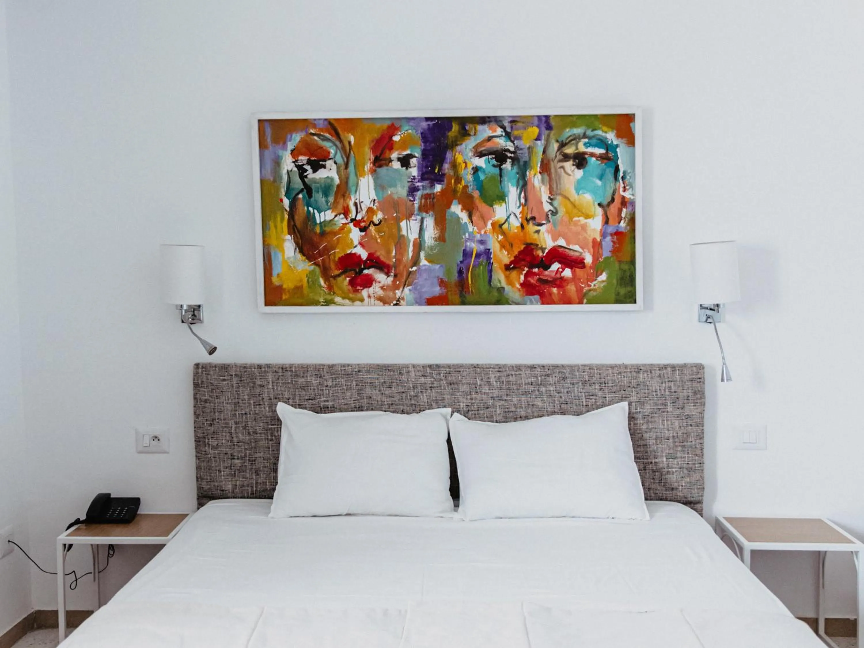 Bed in Hotel Bougainvillier Djerba