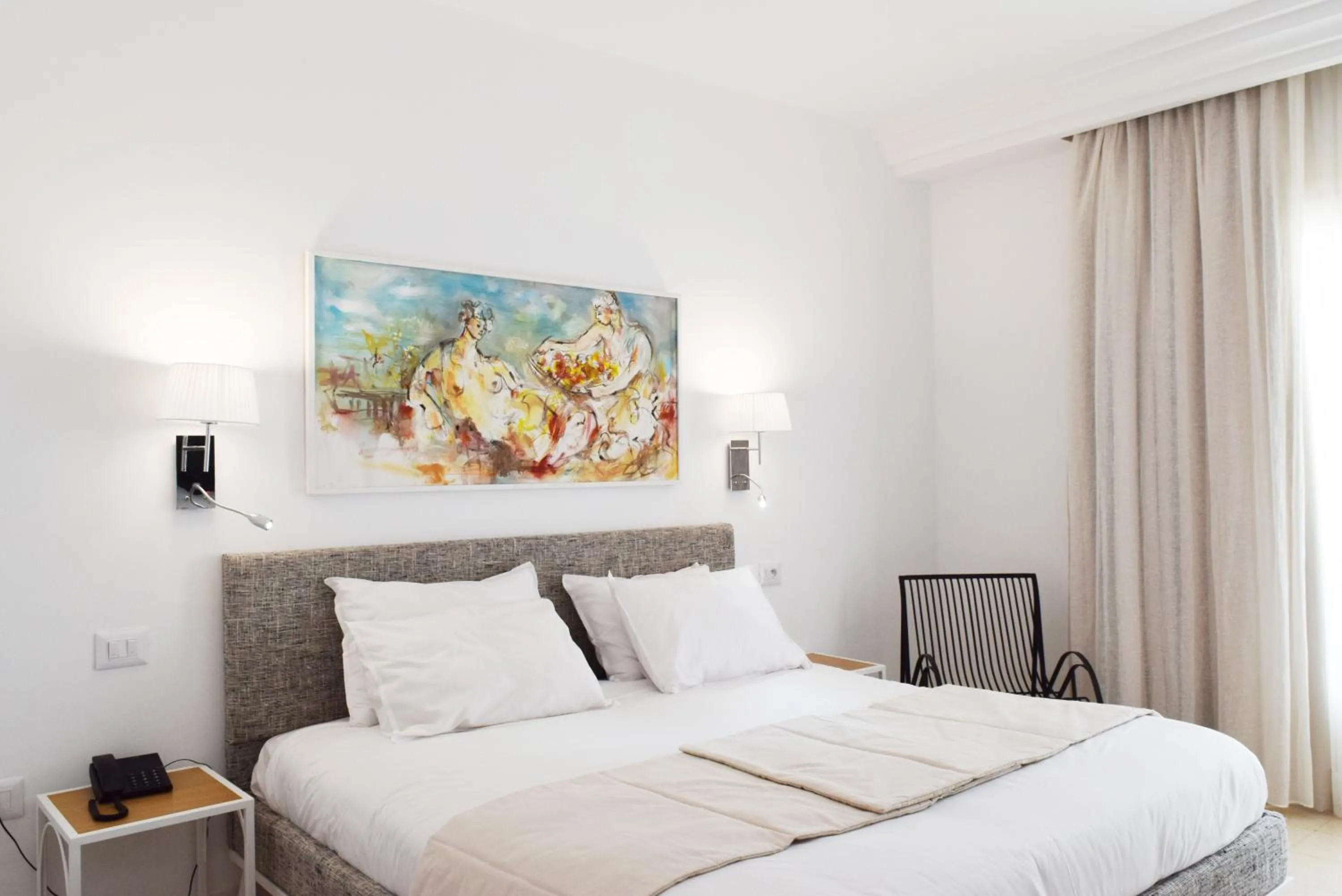 Bed in Hotel Bougainvillier Djerba