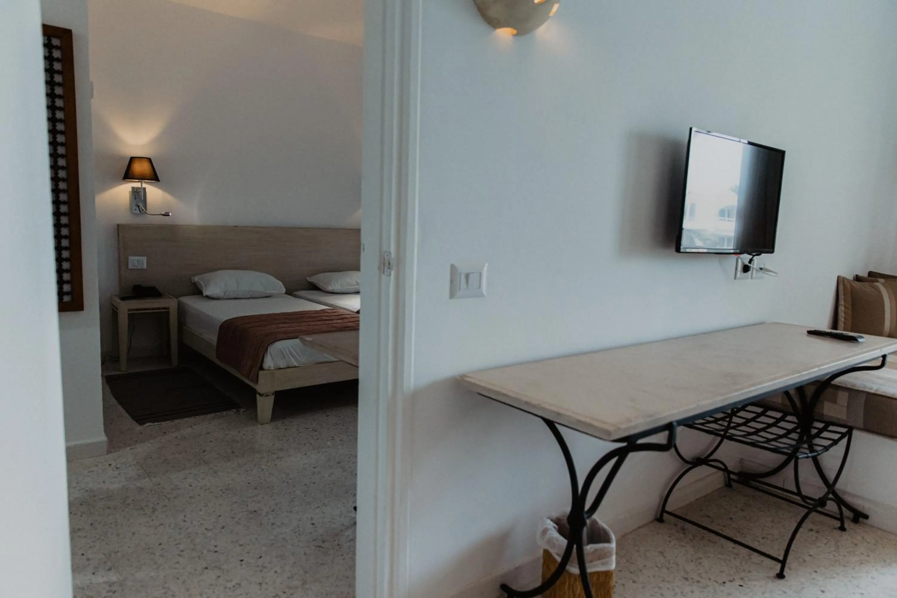 Bed in Hotel Bougainvillier Djerba