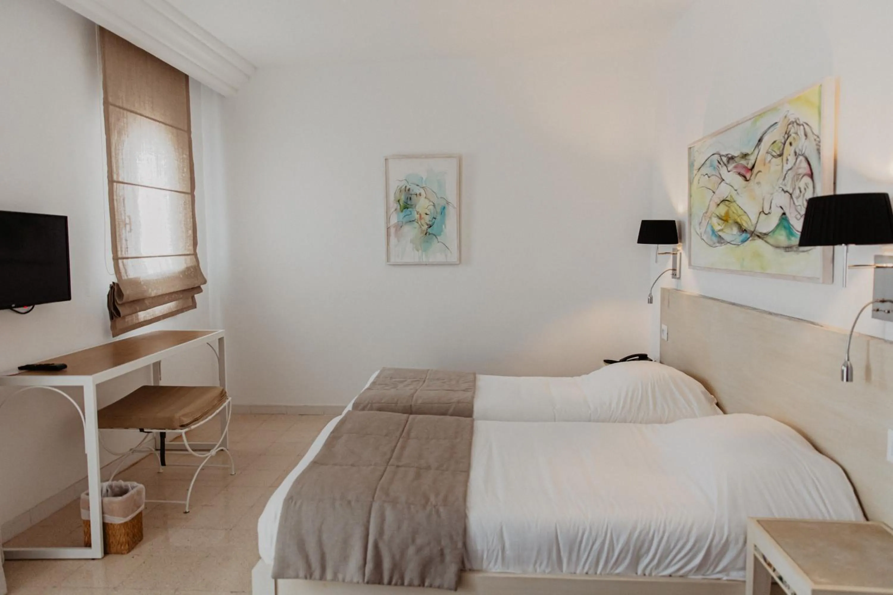 Bed in Hotel Bougainvillier Djerba