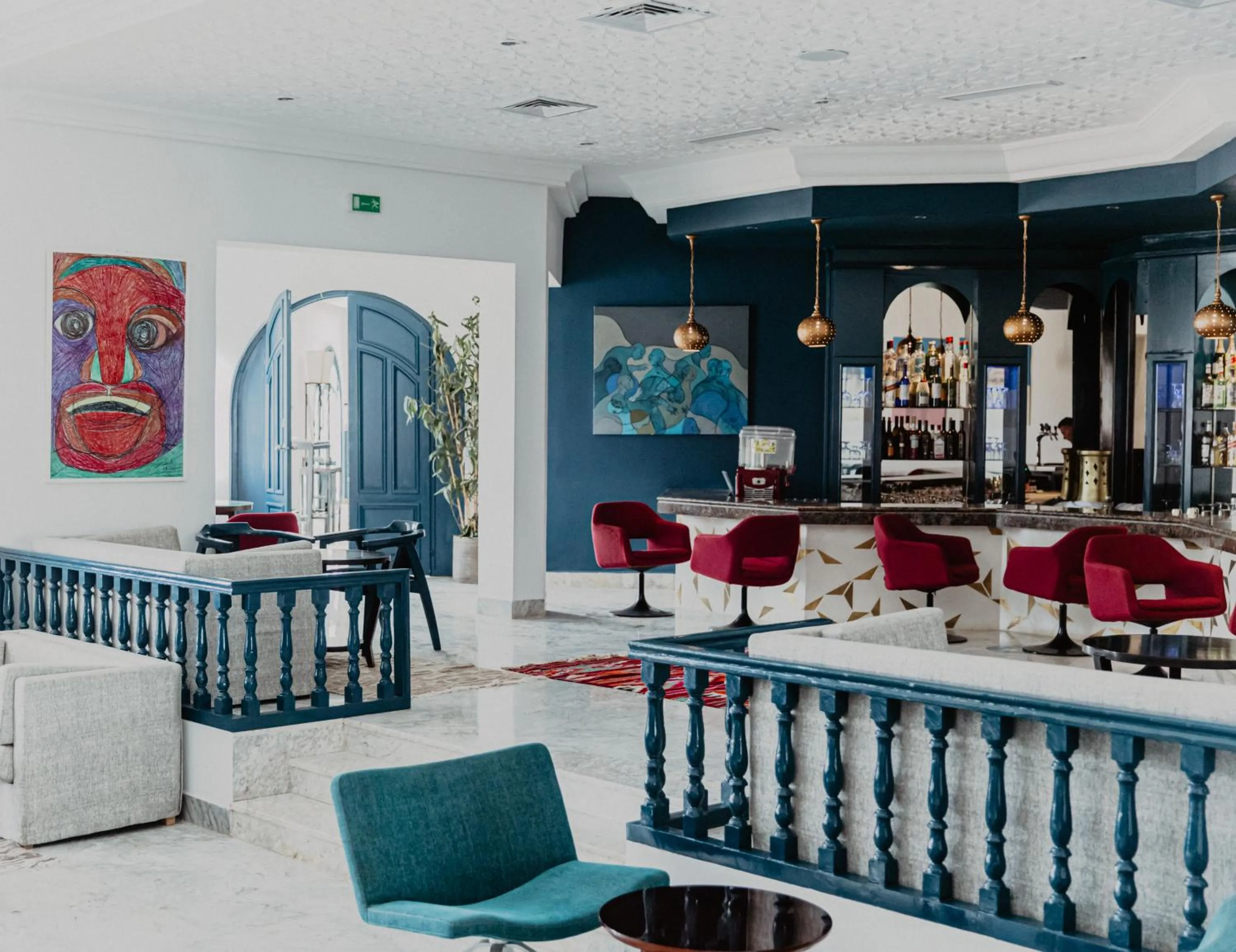 Living room in Hotel Bougainvillier Djerba