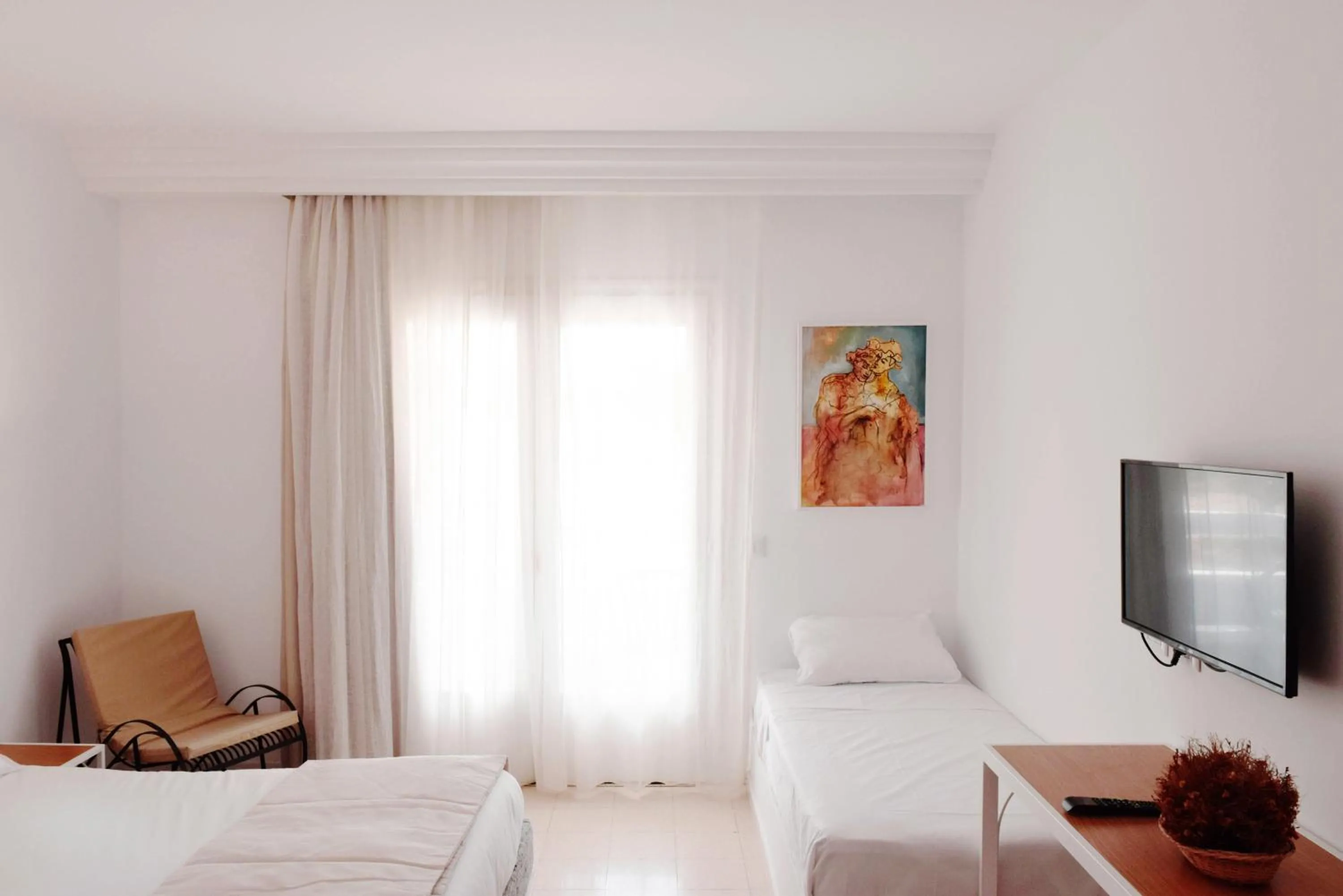 Bed in Hotel Bougainvillier Djerba