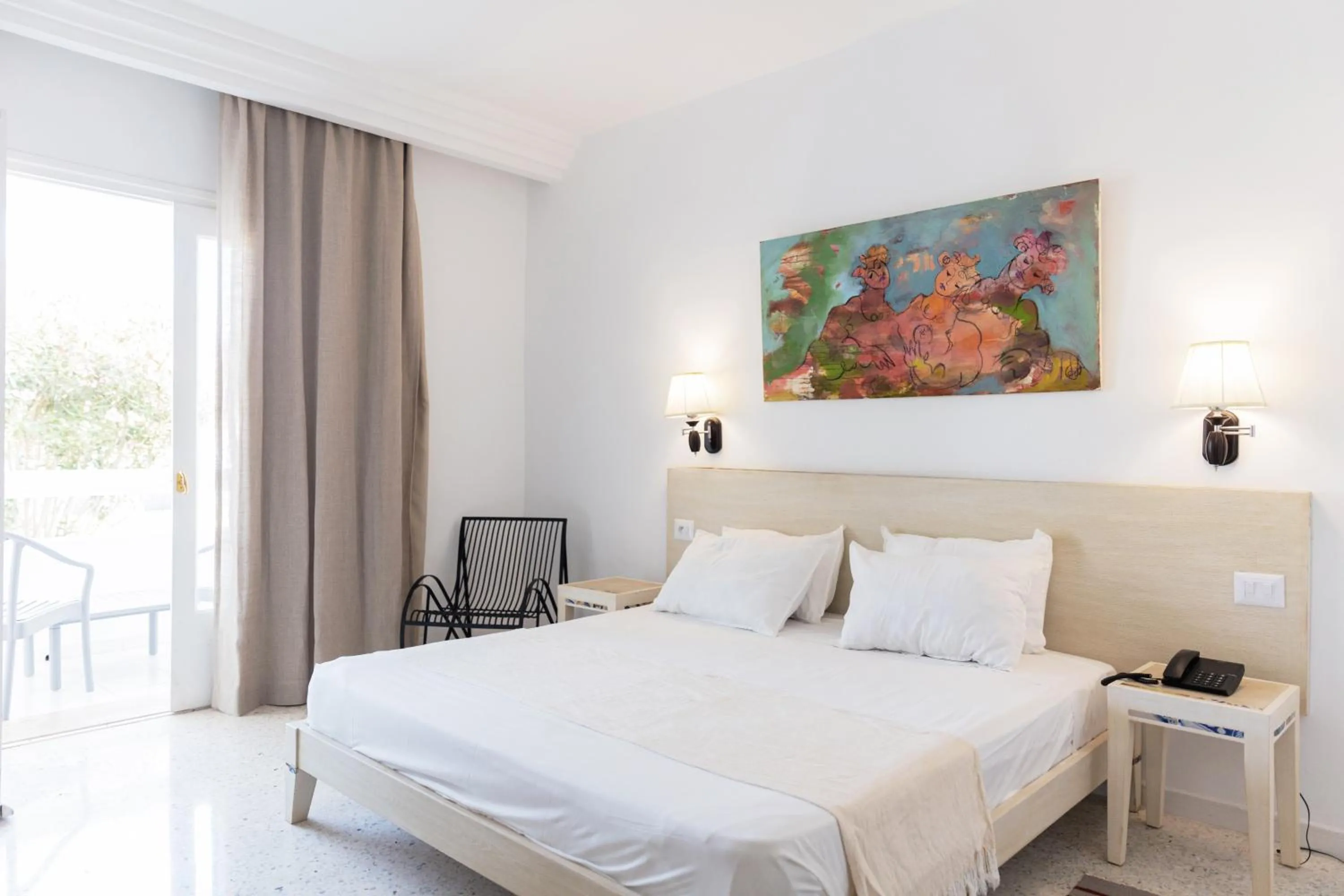 Bedroom, Bed in Hotel Bougainvillier Djerba