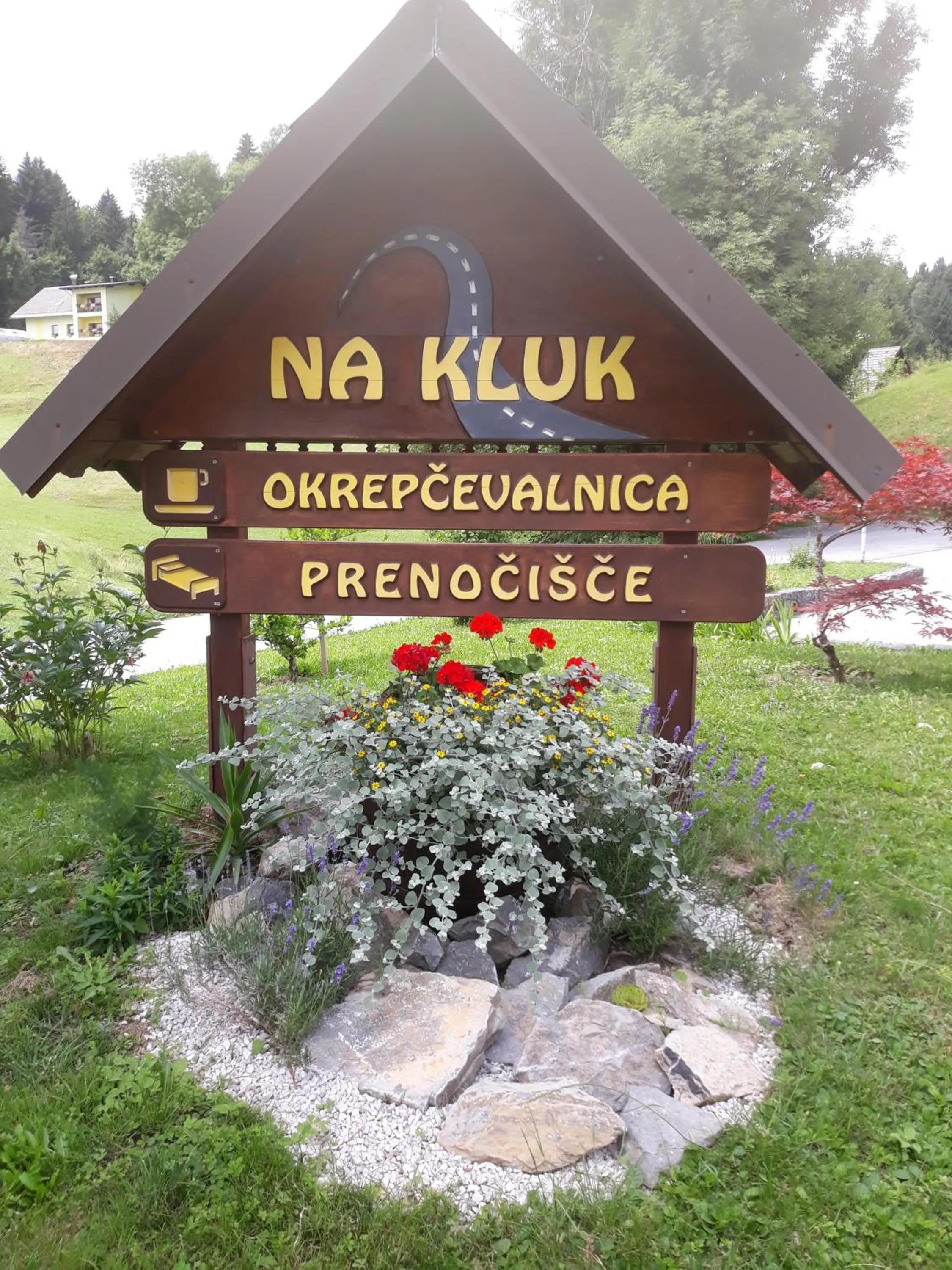 Garden in B&B Na Kluk
