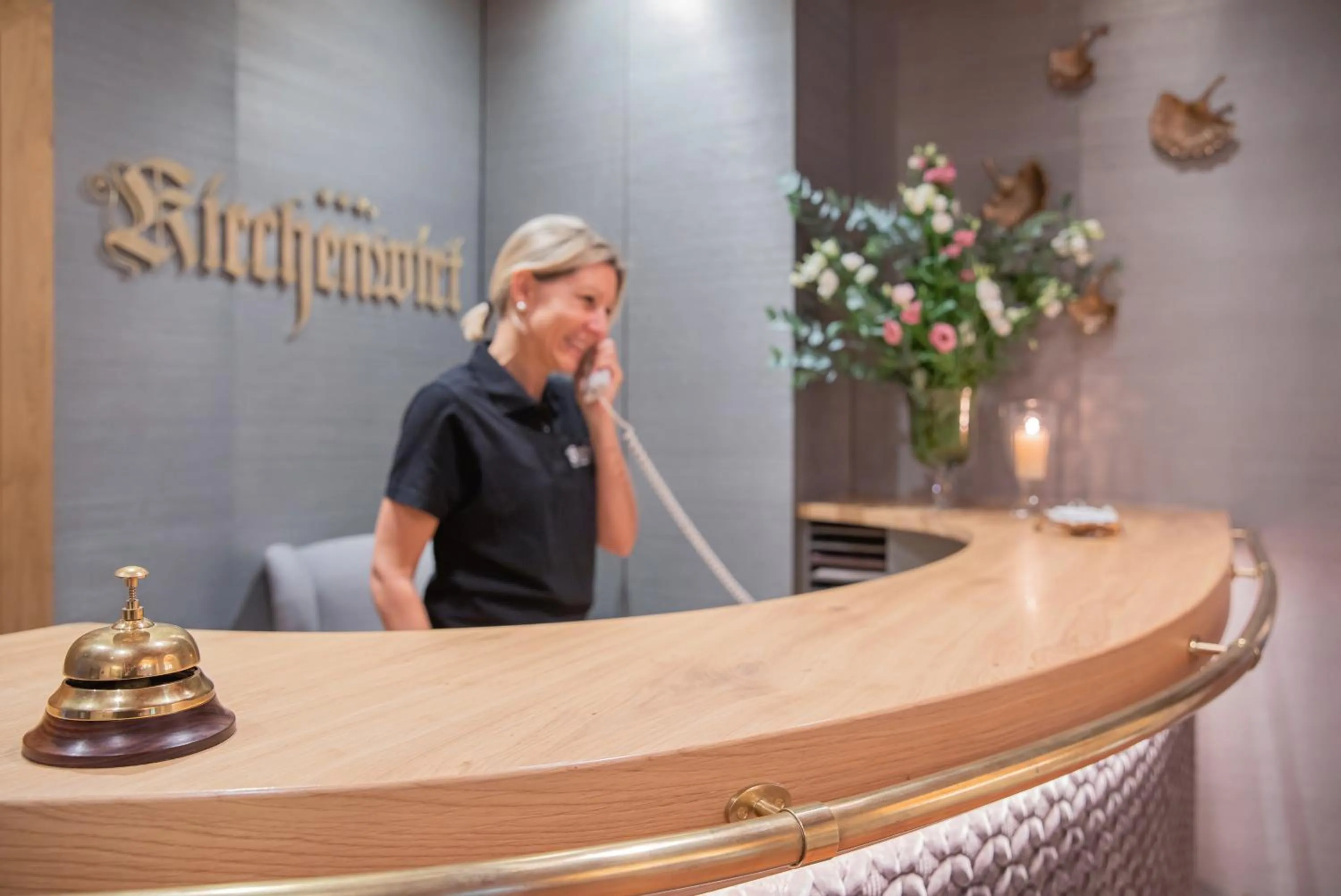 Lobby or reception in Hotel Gasthof Zum Kirchenwirt