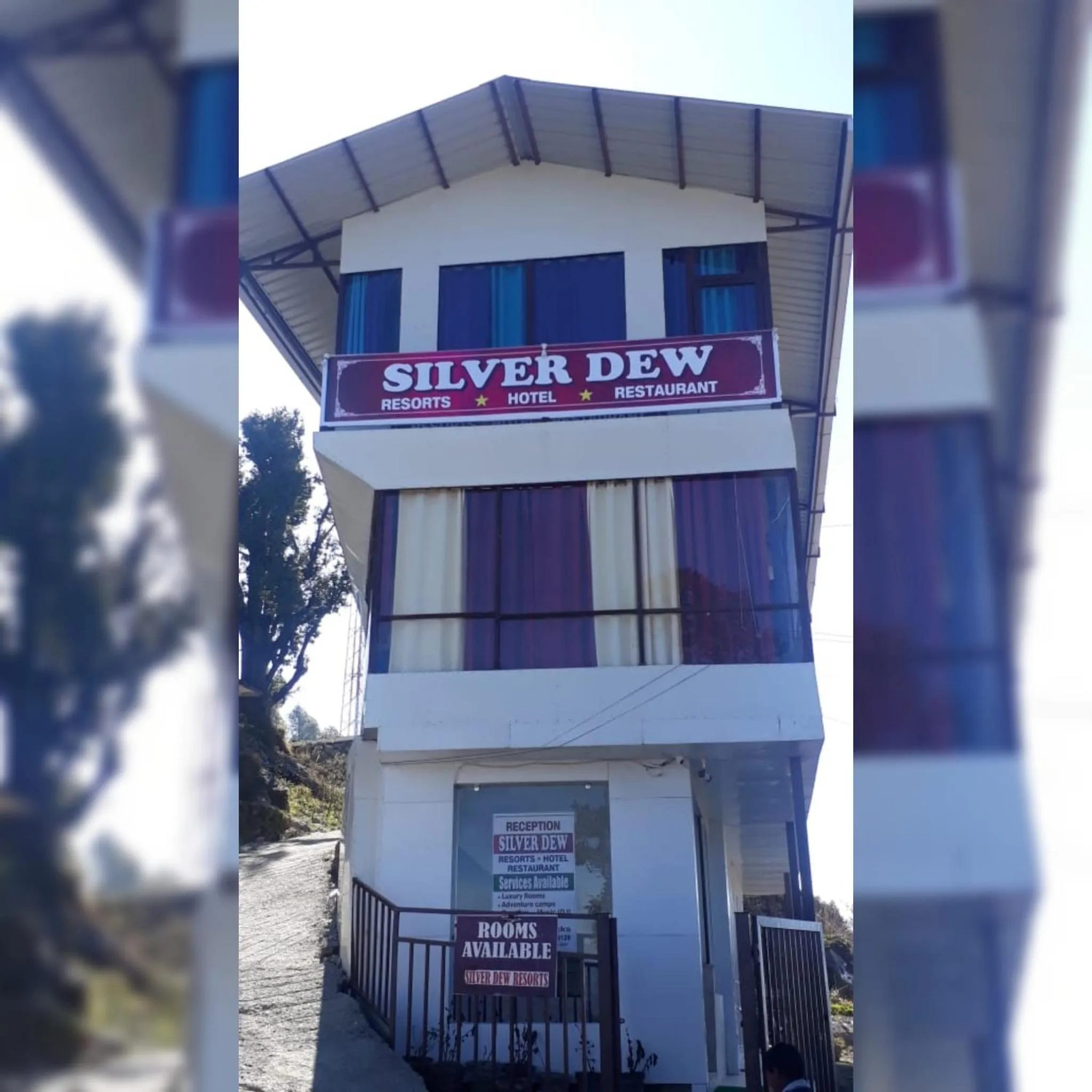 Property building in Silver Dew Resorts and Restaurant