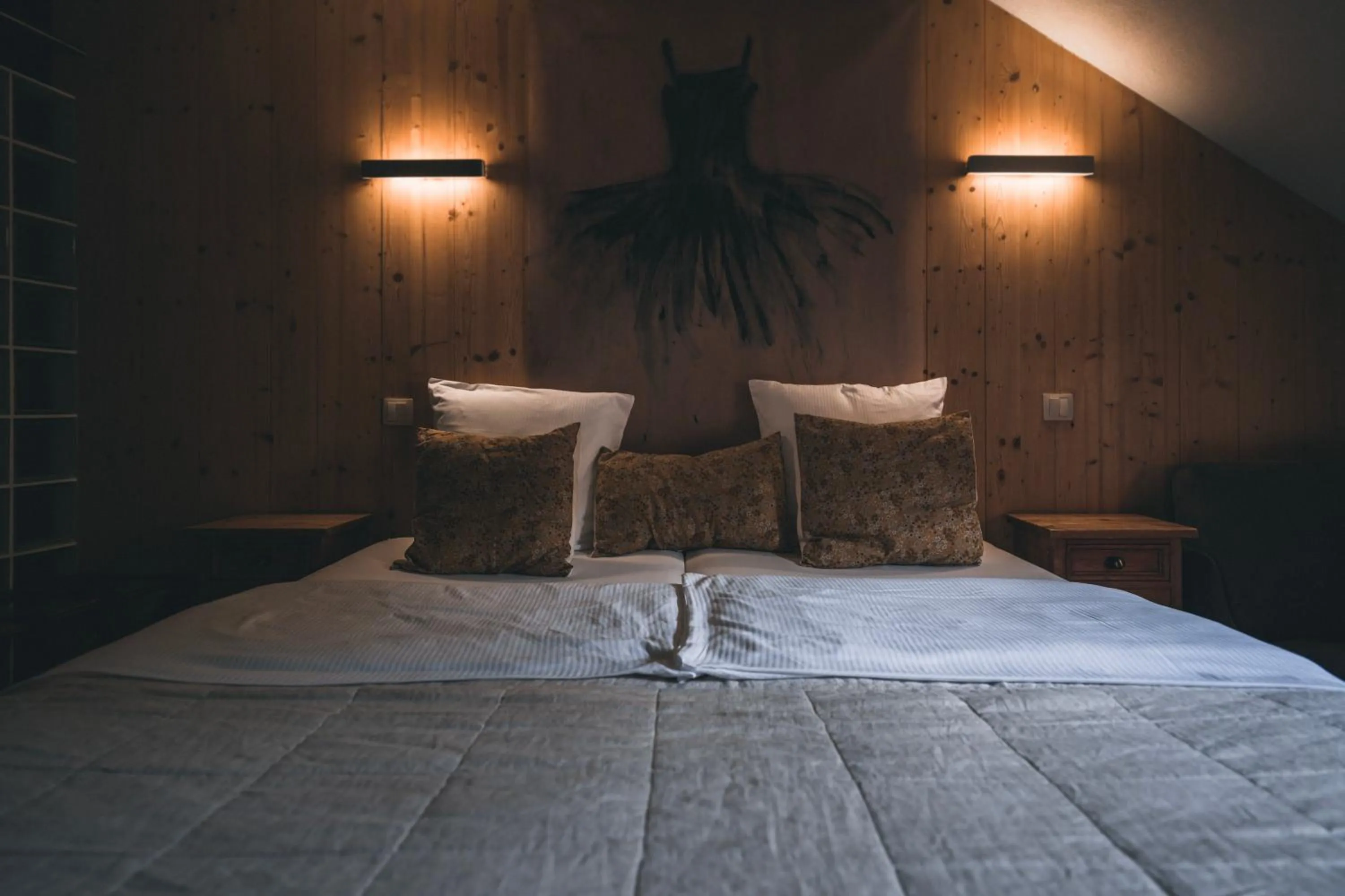 Bed in AUBERGE FRANKENBOURG